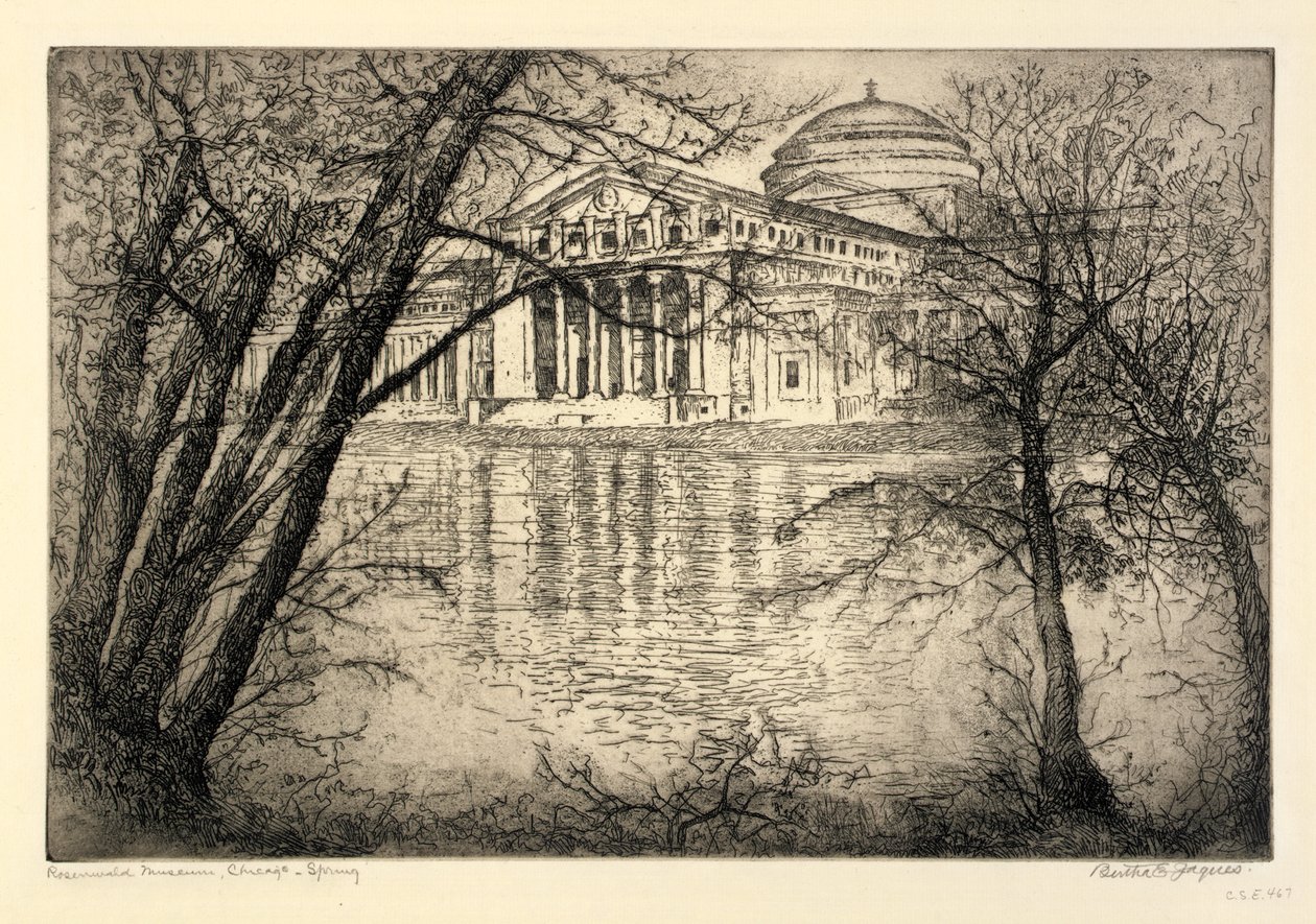 Edifício de Belas Artes - primavera de Bertha E. Jaques