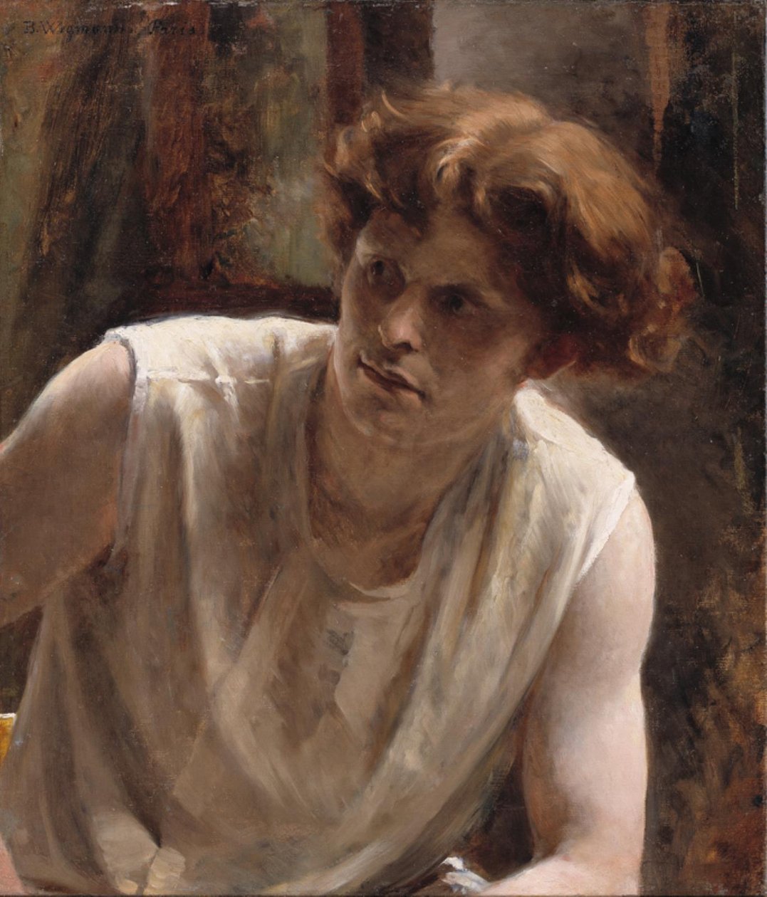 Estudo de um modelo feminino de Bertha Wegmann