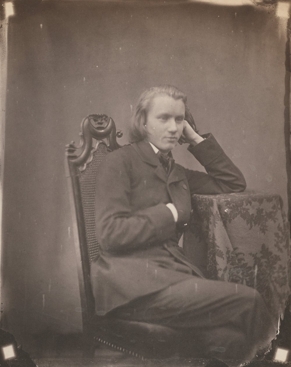 Johannes Brahms, Leipzig, 1853 (foto) de Bertha Wehnert Beckmann