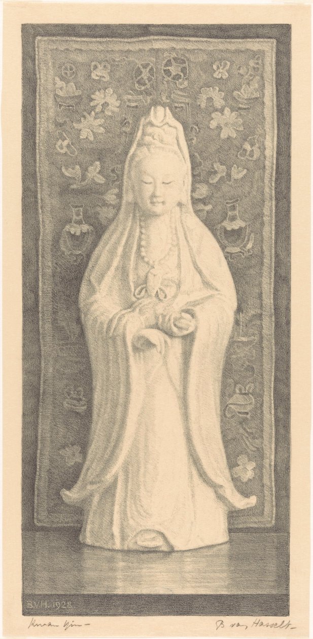 Kwan Yin (título original no objeto) de Bertha van Hasselt (signed by artist)