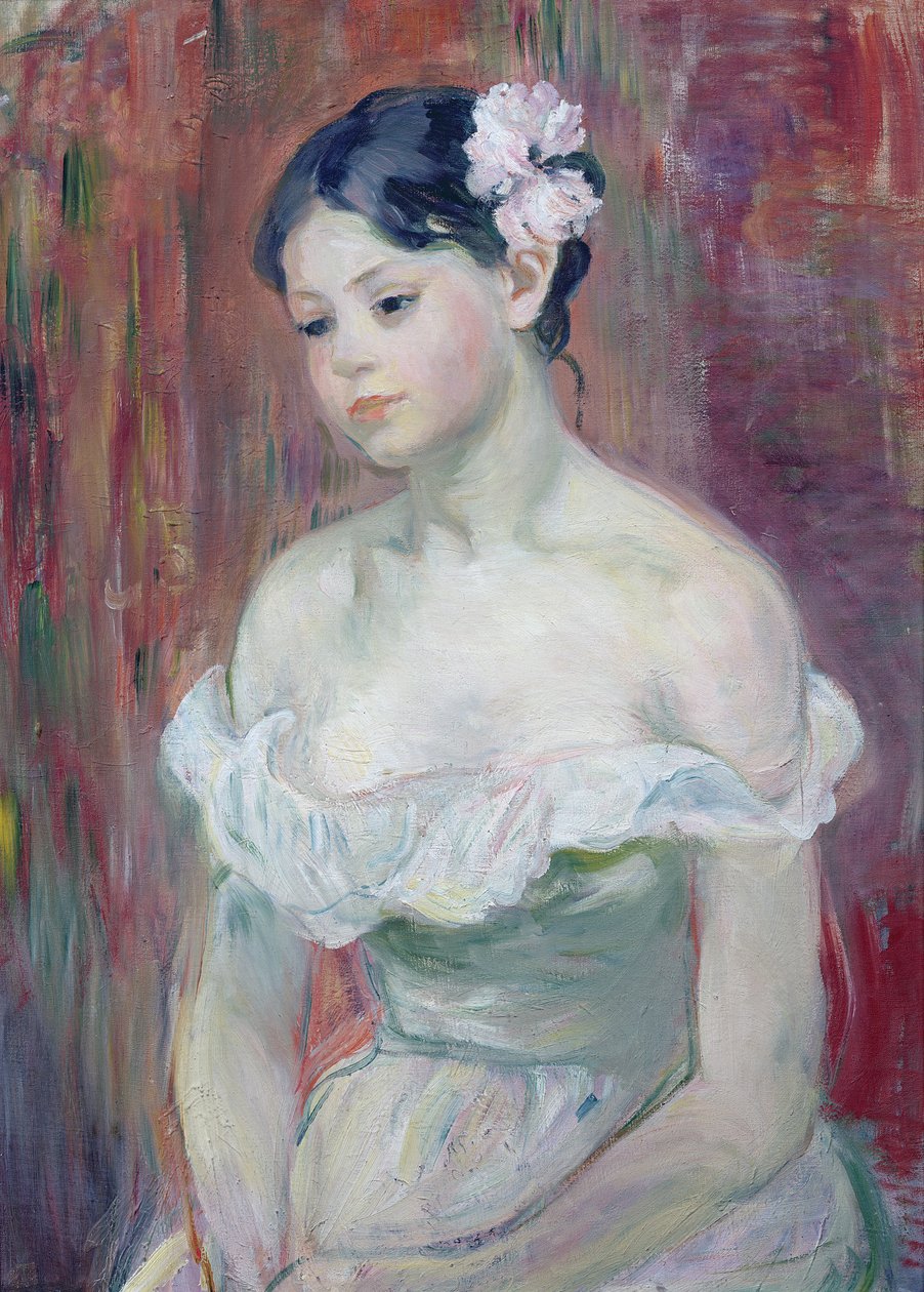 Uma jovem garota, 1893 de Berthe Morisot
