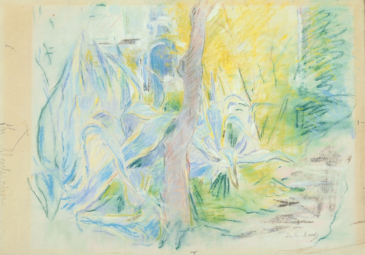 Aloés na Villa Ratti, 1889 (pastel sobre papel) de Berthe Morisot