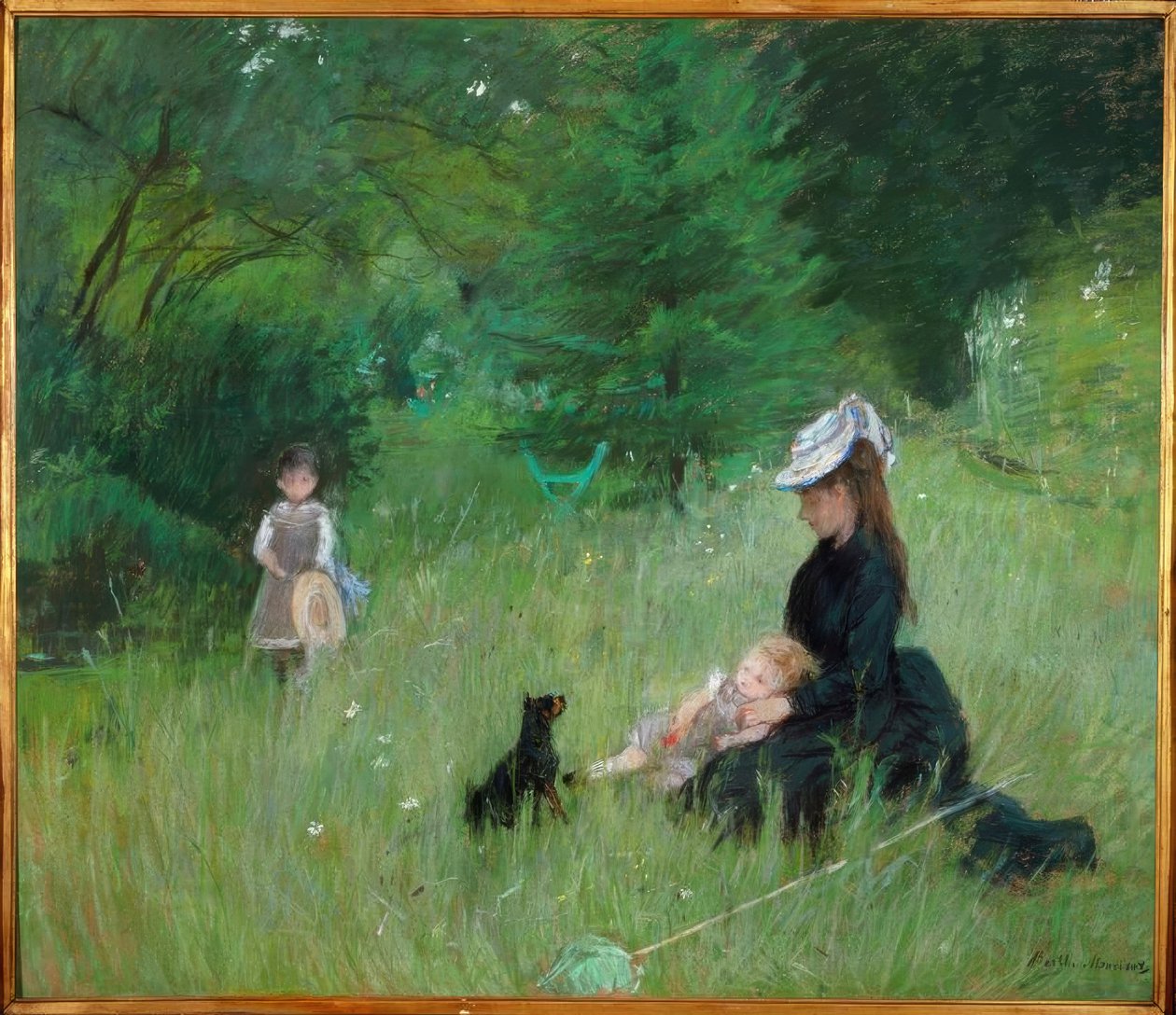 Em um parque de Berthe Morisot