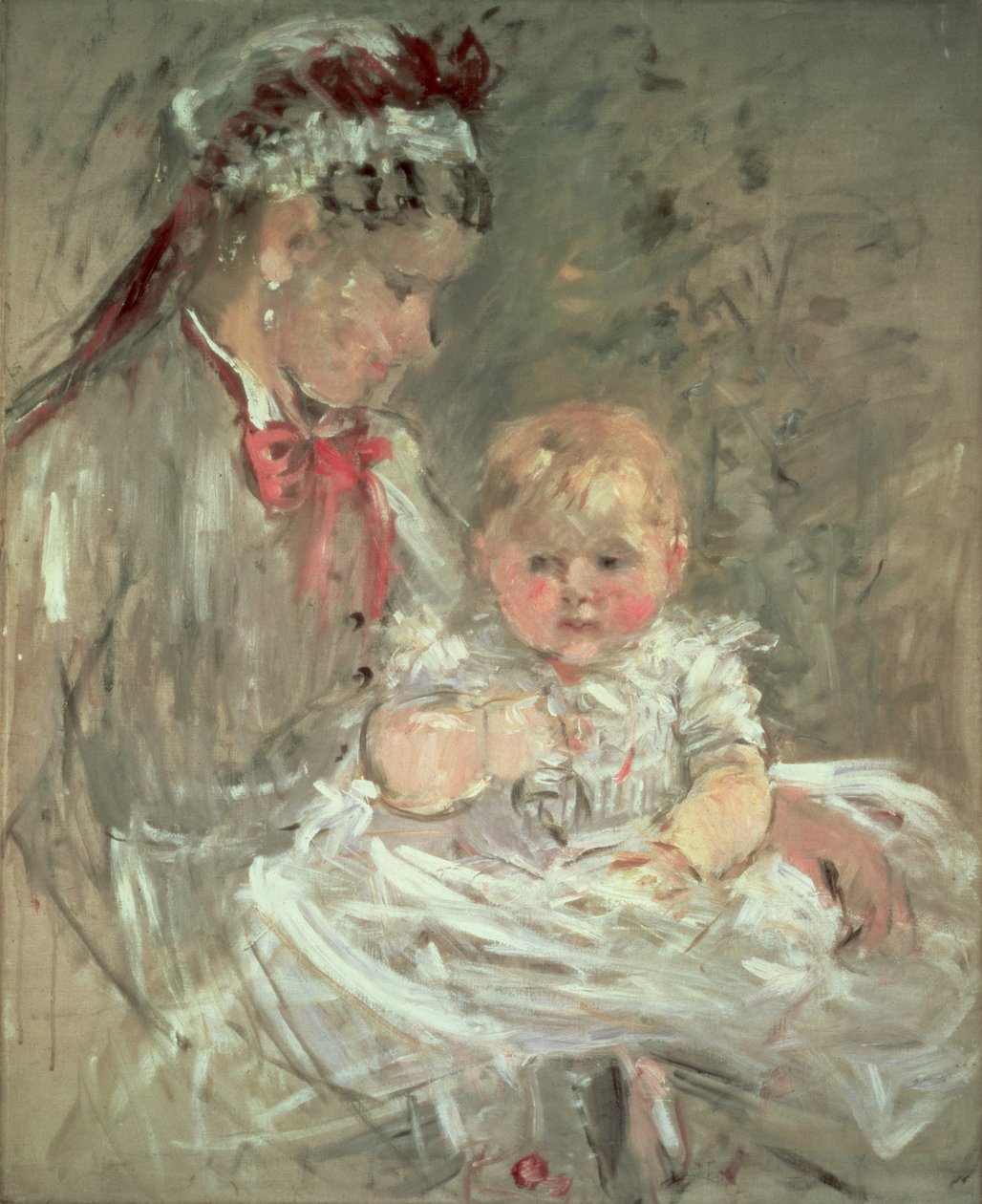 Julie Manet e sua enfermeira de Berthe Morisot