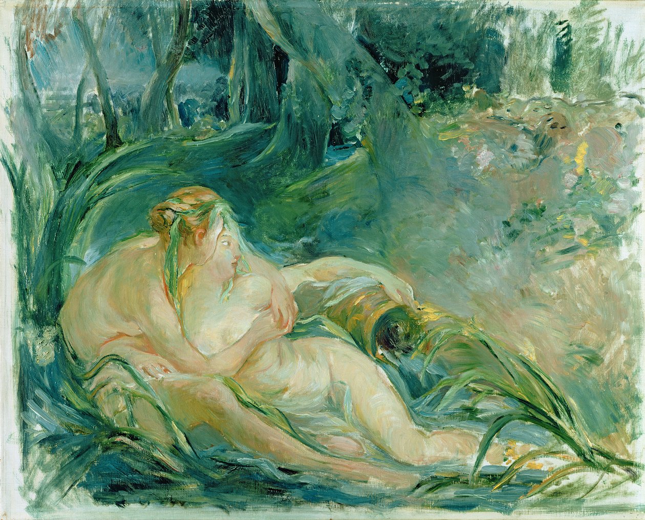 Jupiter e Callisto, depois de uma pintura de Boucher de Berthe Morisot