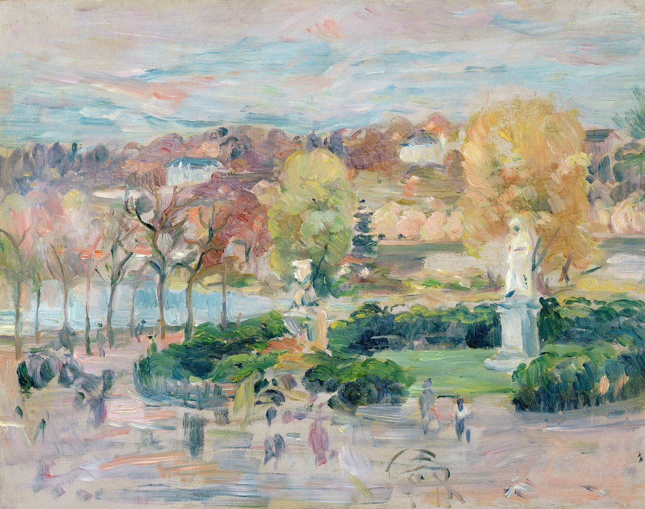 Paisagem em Tours, 1892 de Berthe Morisot