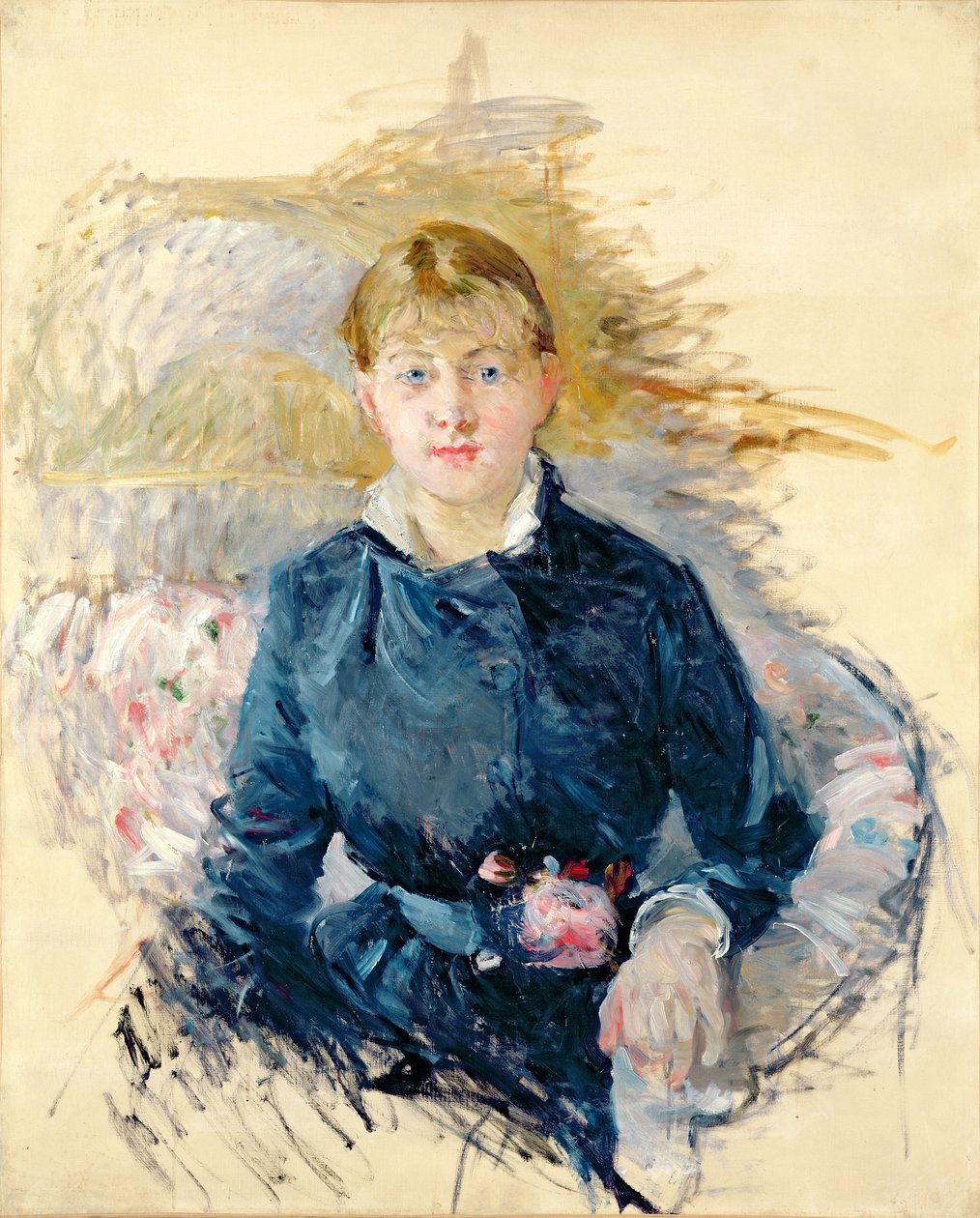 Retrato de Louise Riesener, 1881 de Berthe Morisot