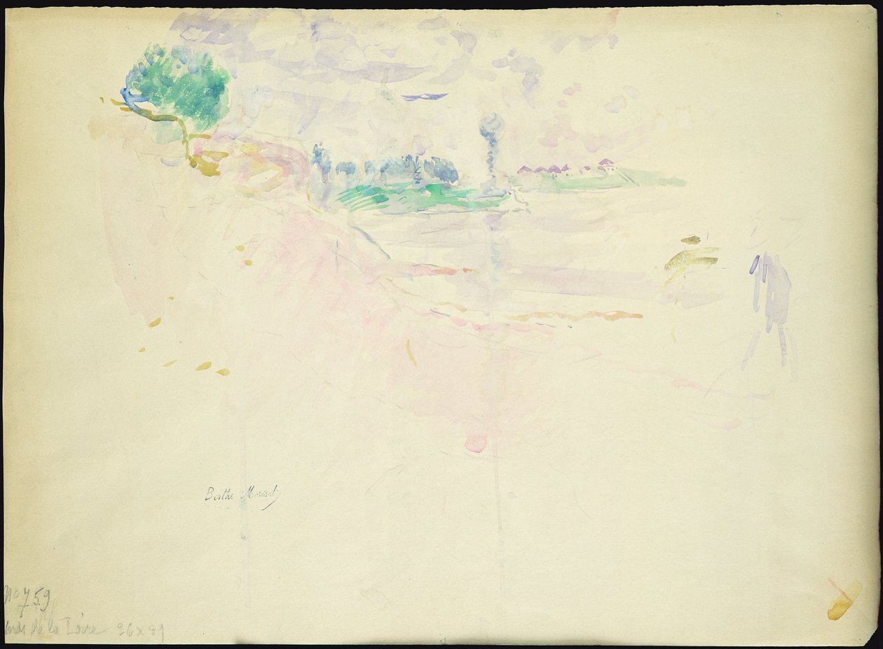 As margens do Loire, 1887 de Berthe Morisot