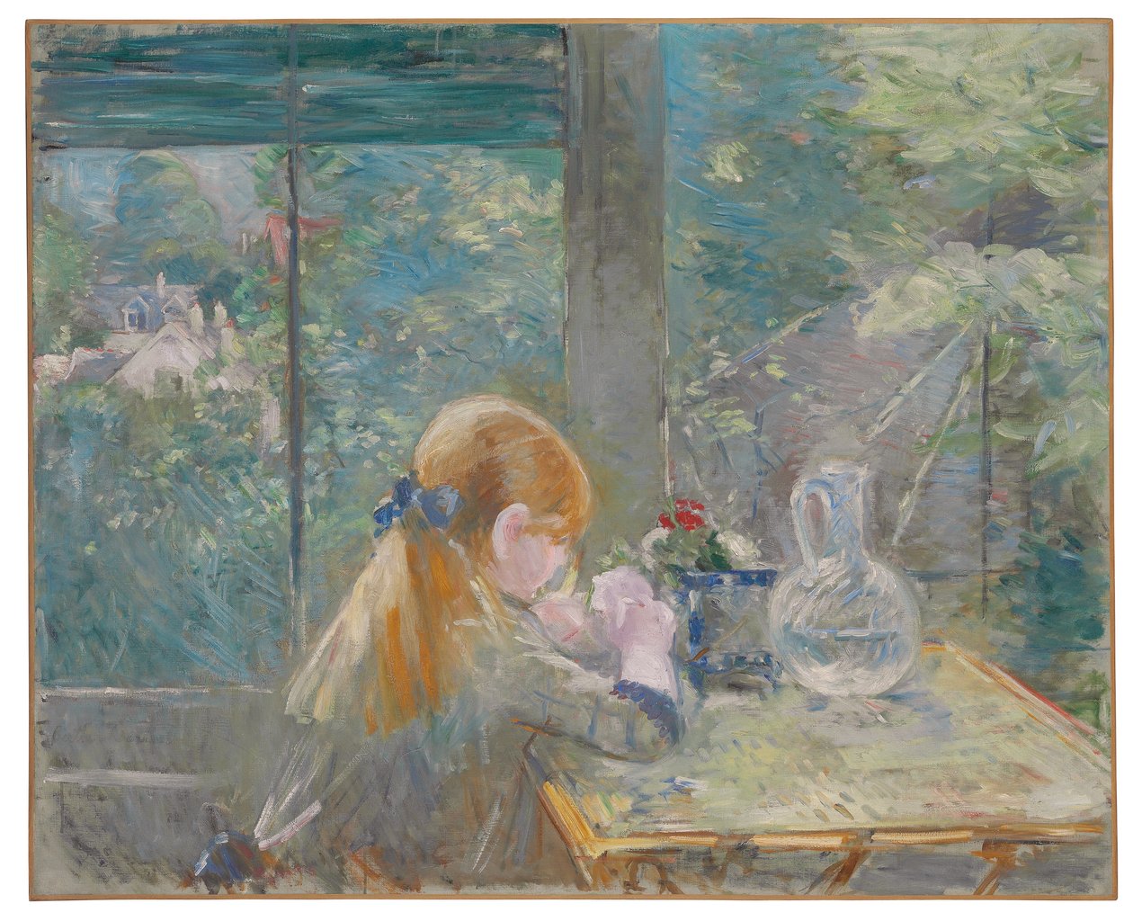 No conservatório, 1884 de Berthe Morisot