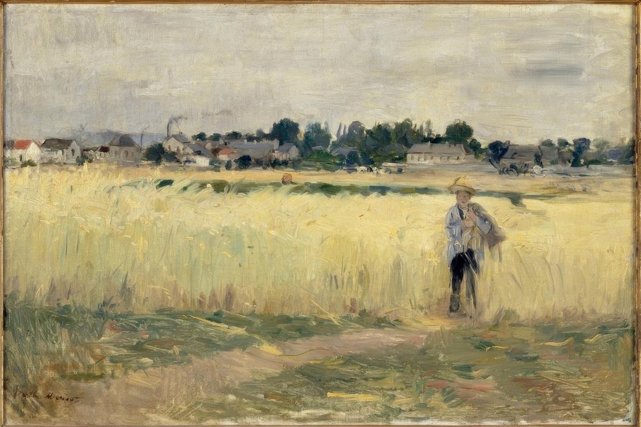 Nos trigos de Gennevilliers de Berthe Morisot