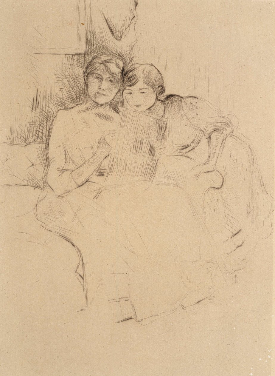 Lição de desenho de Berthe Morisot