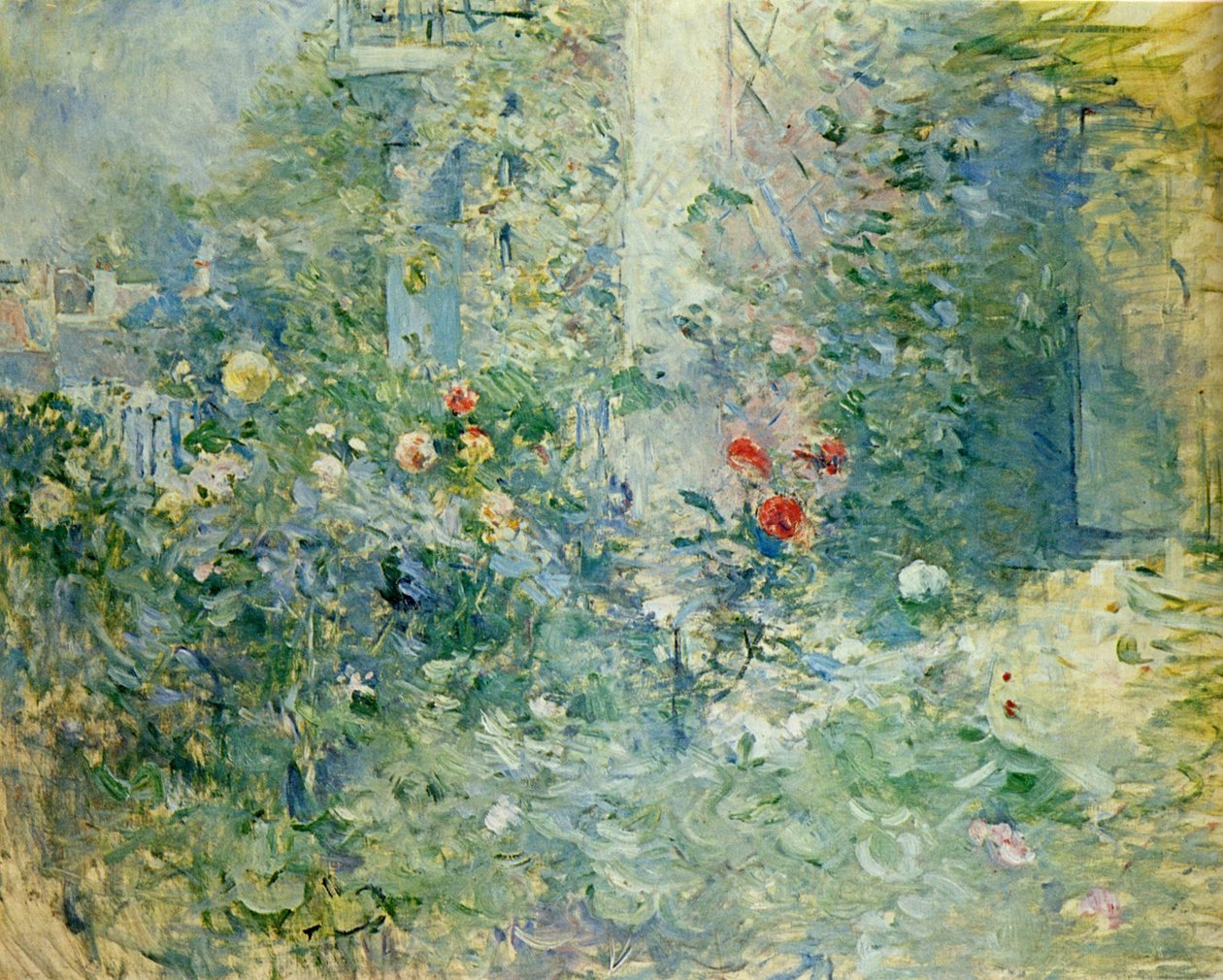 Jardim em Bougival O jardim em Bougival, 1884 de Berthe Morisot