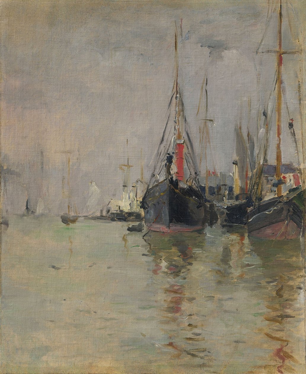 Alemão: Die Themse O Tamisa de Berthe Morisot
