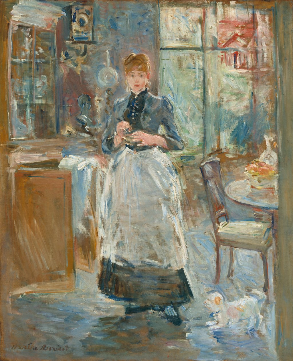 Na Sala de Jantar, 1886. de Berthe Morisot