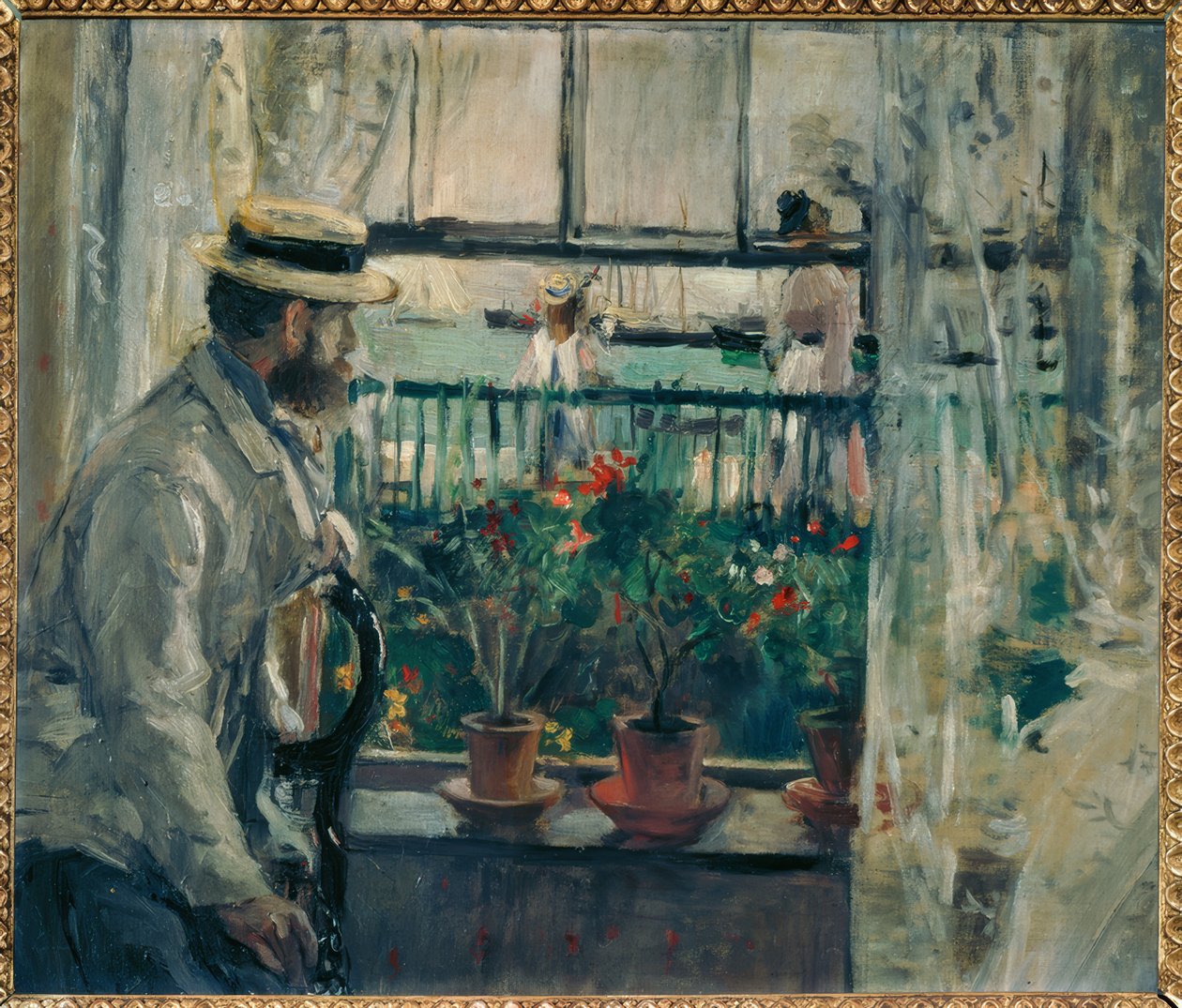 Interieur, Ilha de Wight de Berthe Morisot