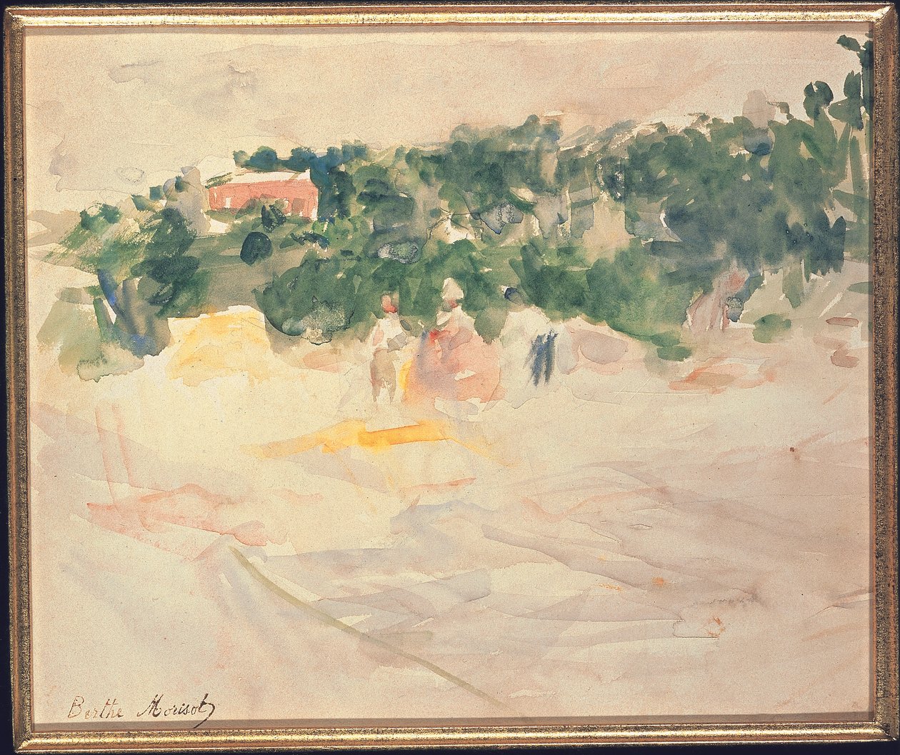 Colheita em Bougival, 1882 de Berthe Morisot