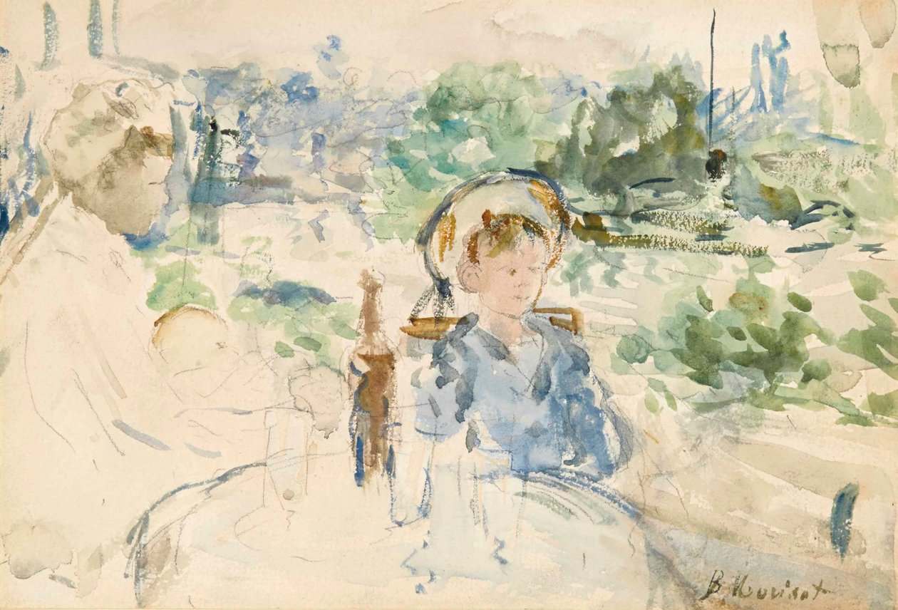 Almoço no Campo, 1879 de Berthe Morisot