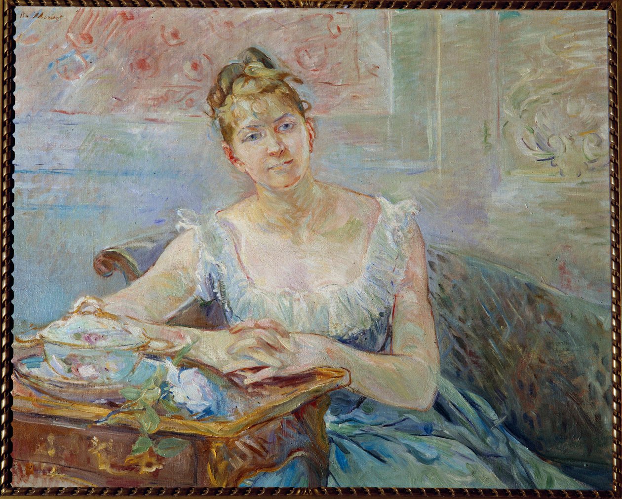 Retrato de Louise Riesener de Berthe Morisot