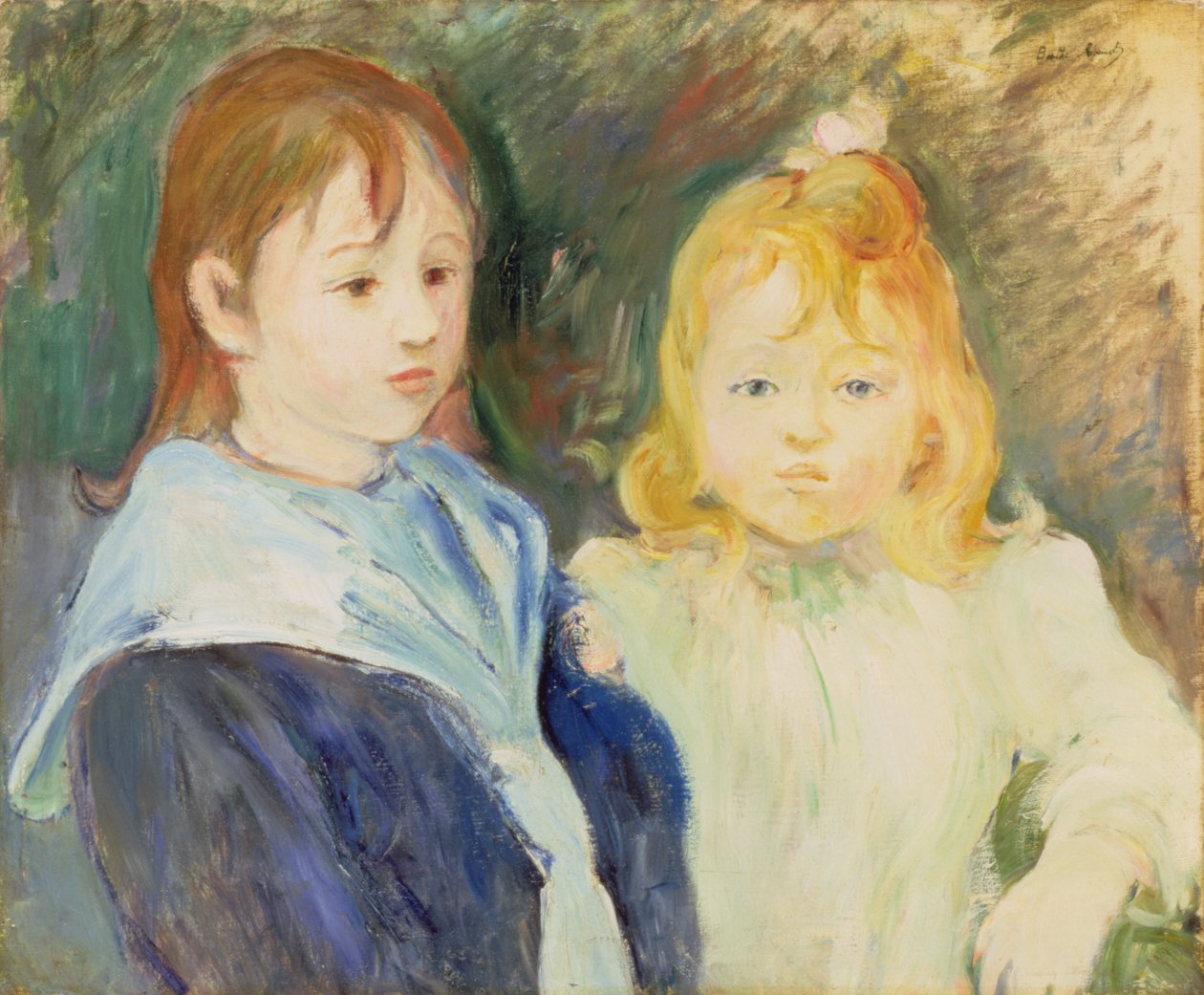Retrato de dois filhos, 1893 de Berthe Morisot