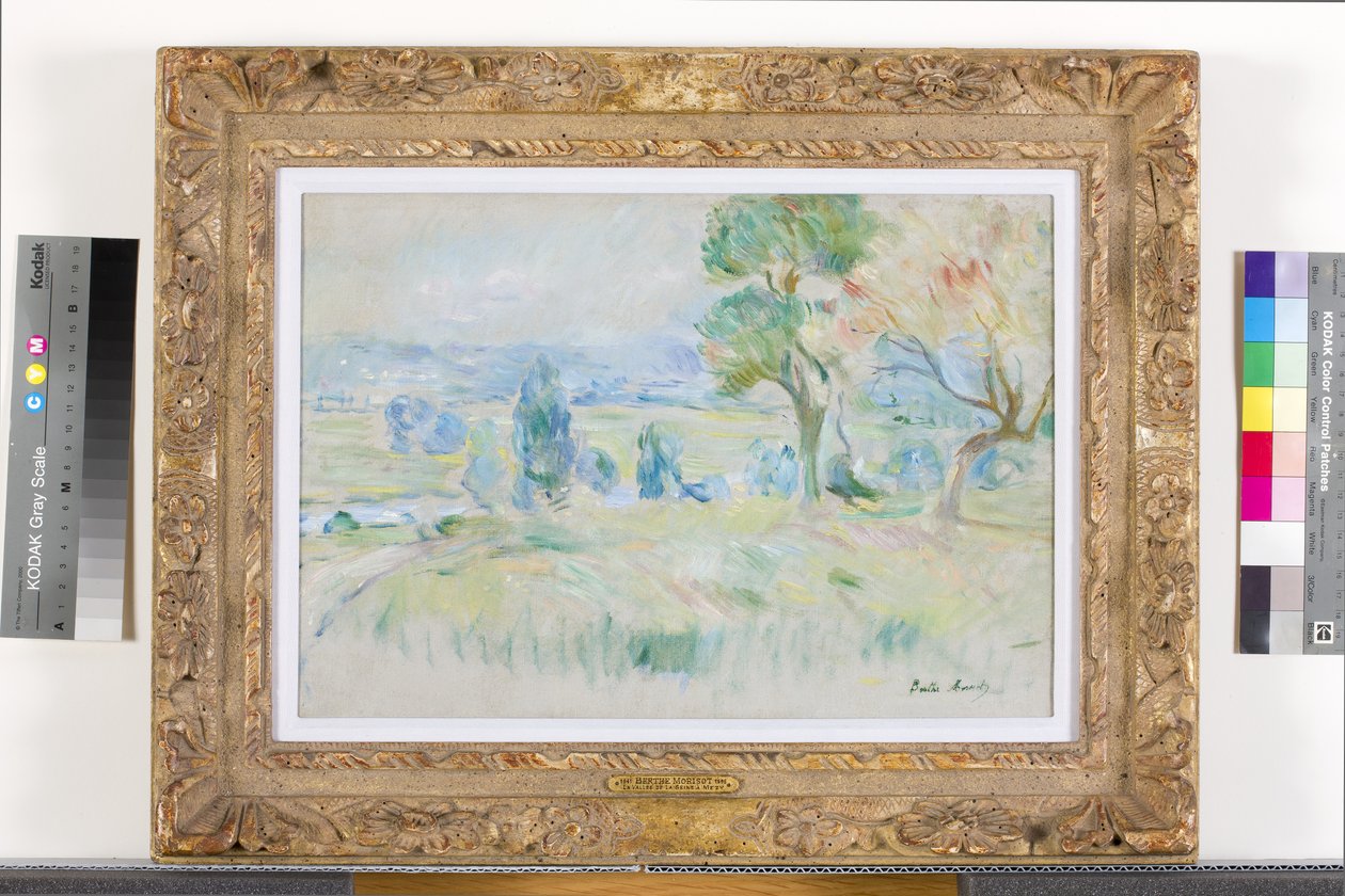 O Vale do Sena, em Mézy, 1891 de Berthe Morisot