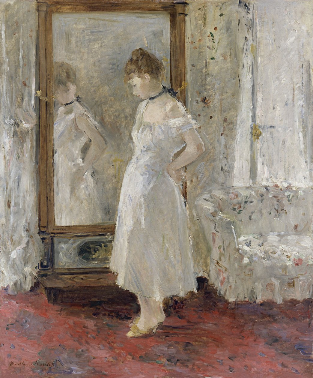O copo cheval, 1876 de Berthe Morisot