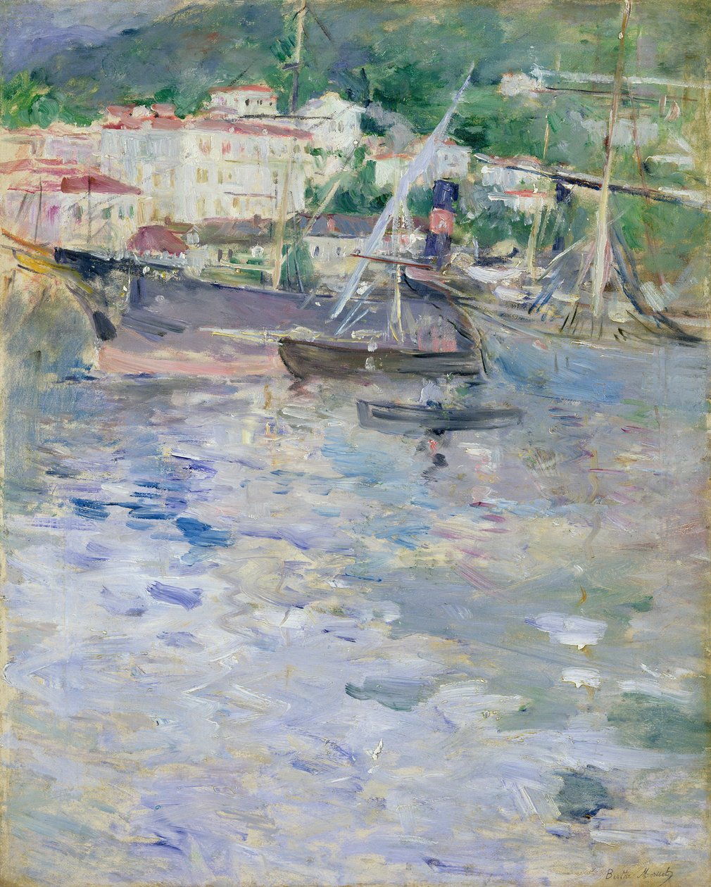 O porto de Nice de Berthe Morisot