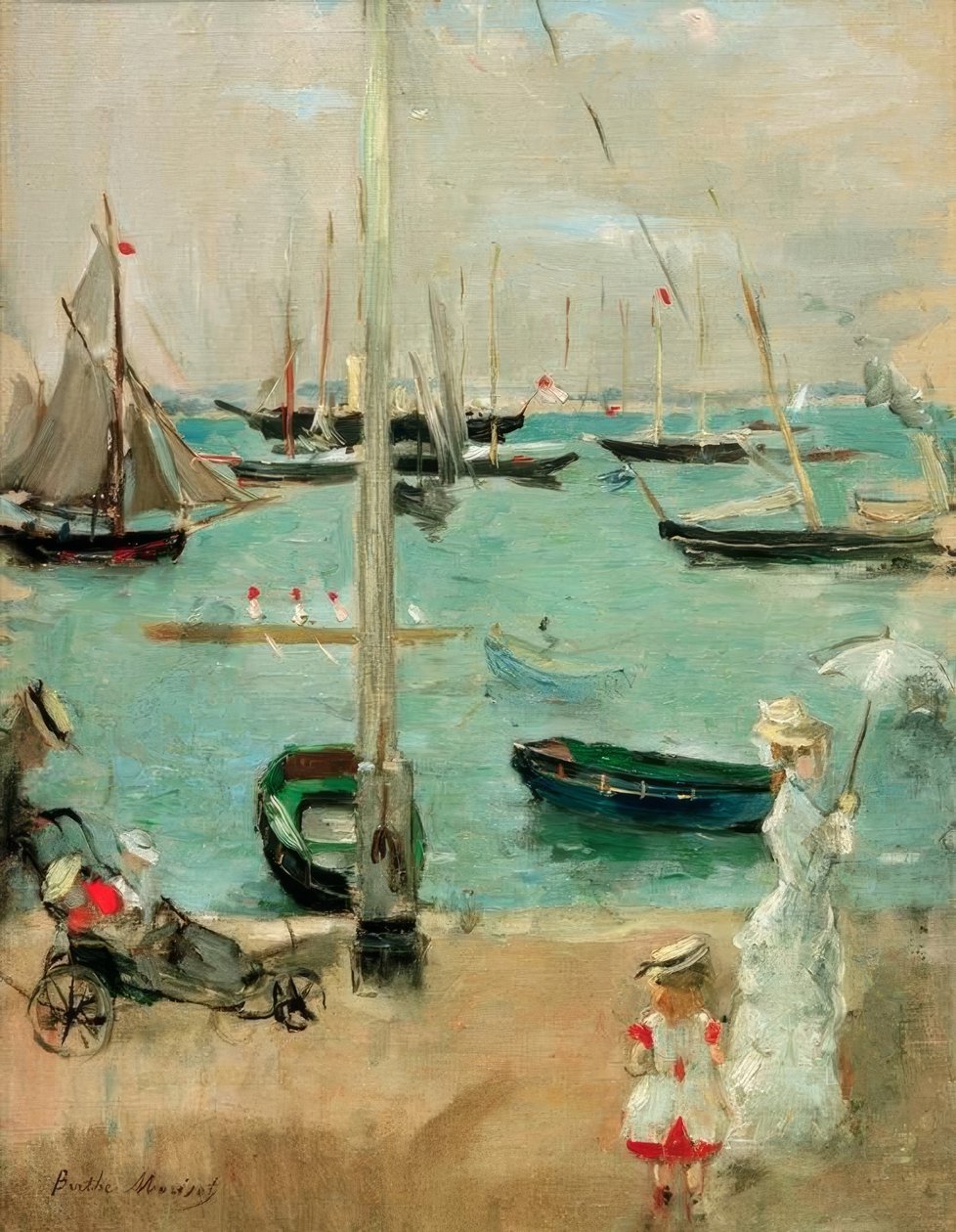 West Cowes, Ilha de Wight de Berthe Morisot