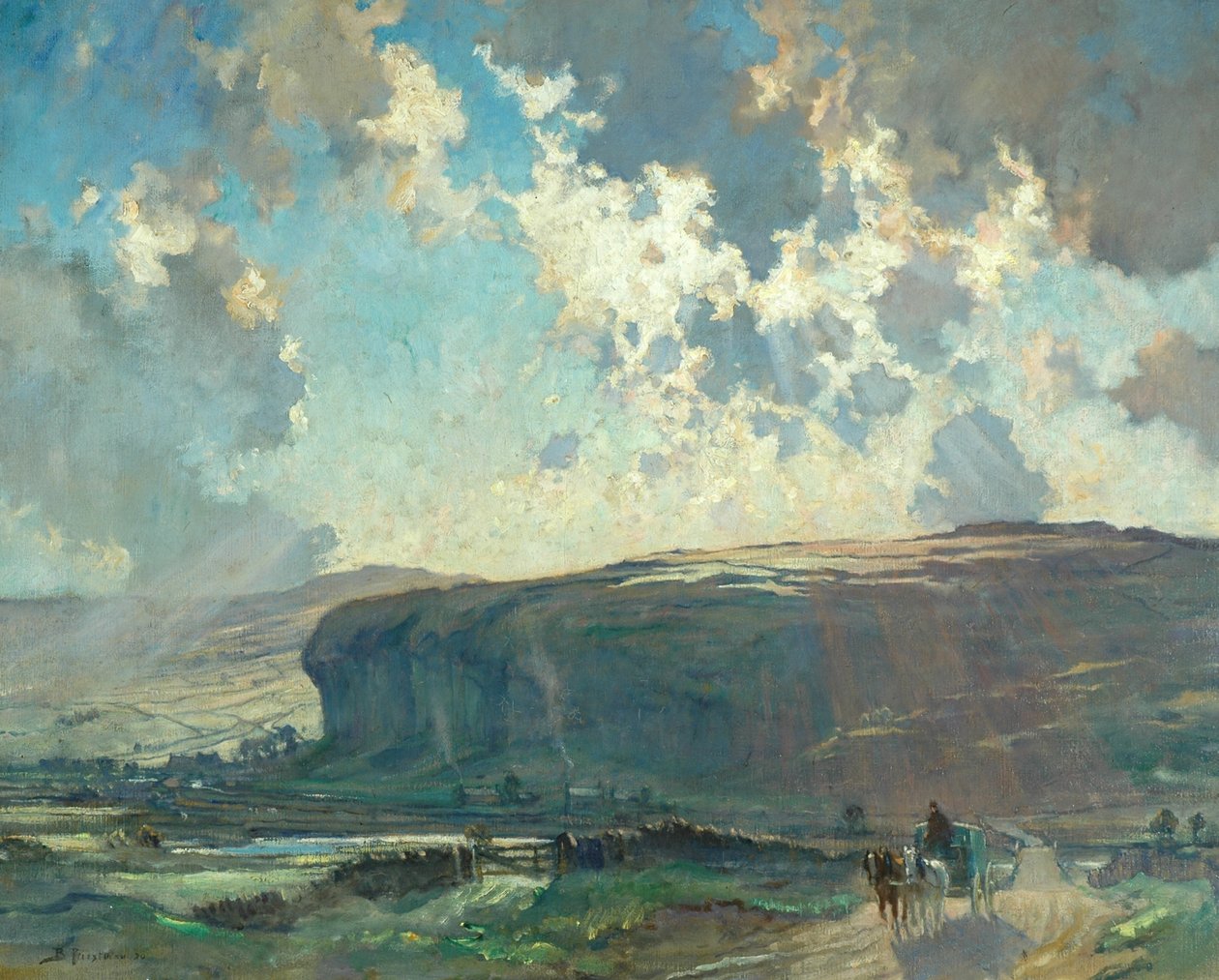 Correio de Sua Majestade, Kilnsey Crag de Bertram Priestman