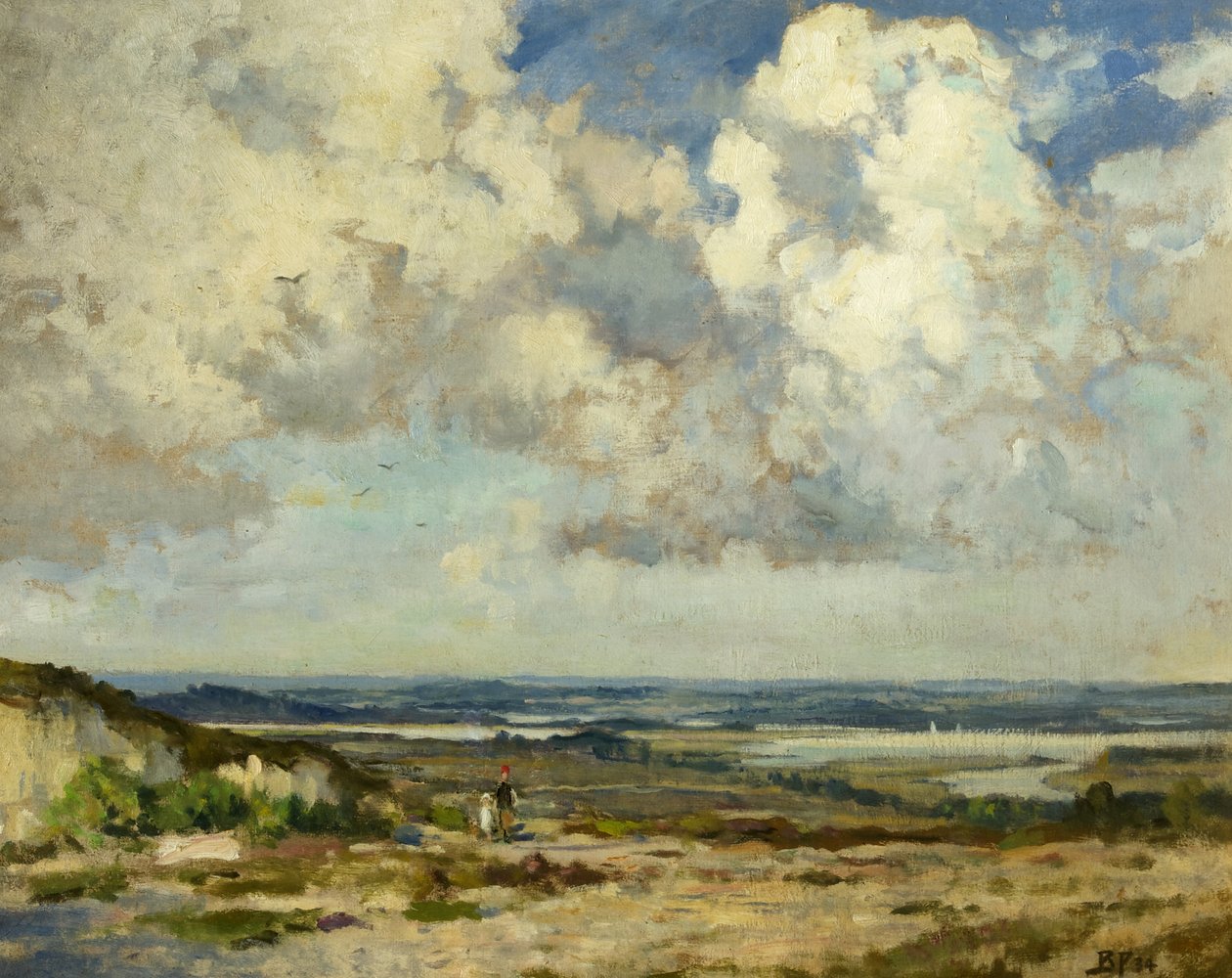 Nas colinas de Purbeck, Dorset de Bertram Priestman