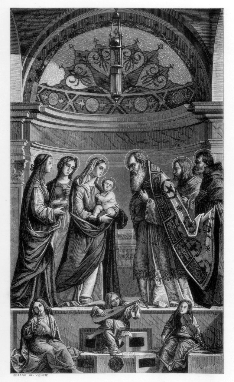 Apresentação de Jesus no templo, 1510 1870 de Auguste Bertrand