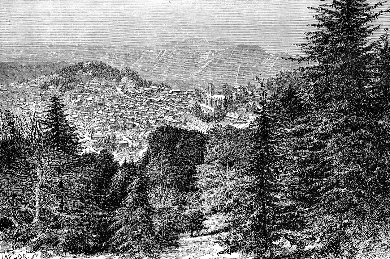 Simla, Índia, 1895. de Auguste Bertrand