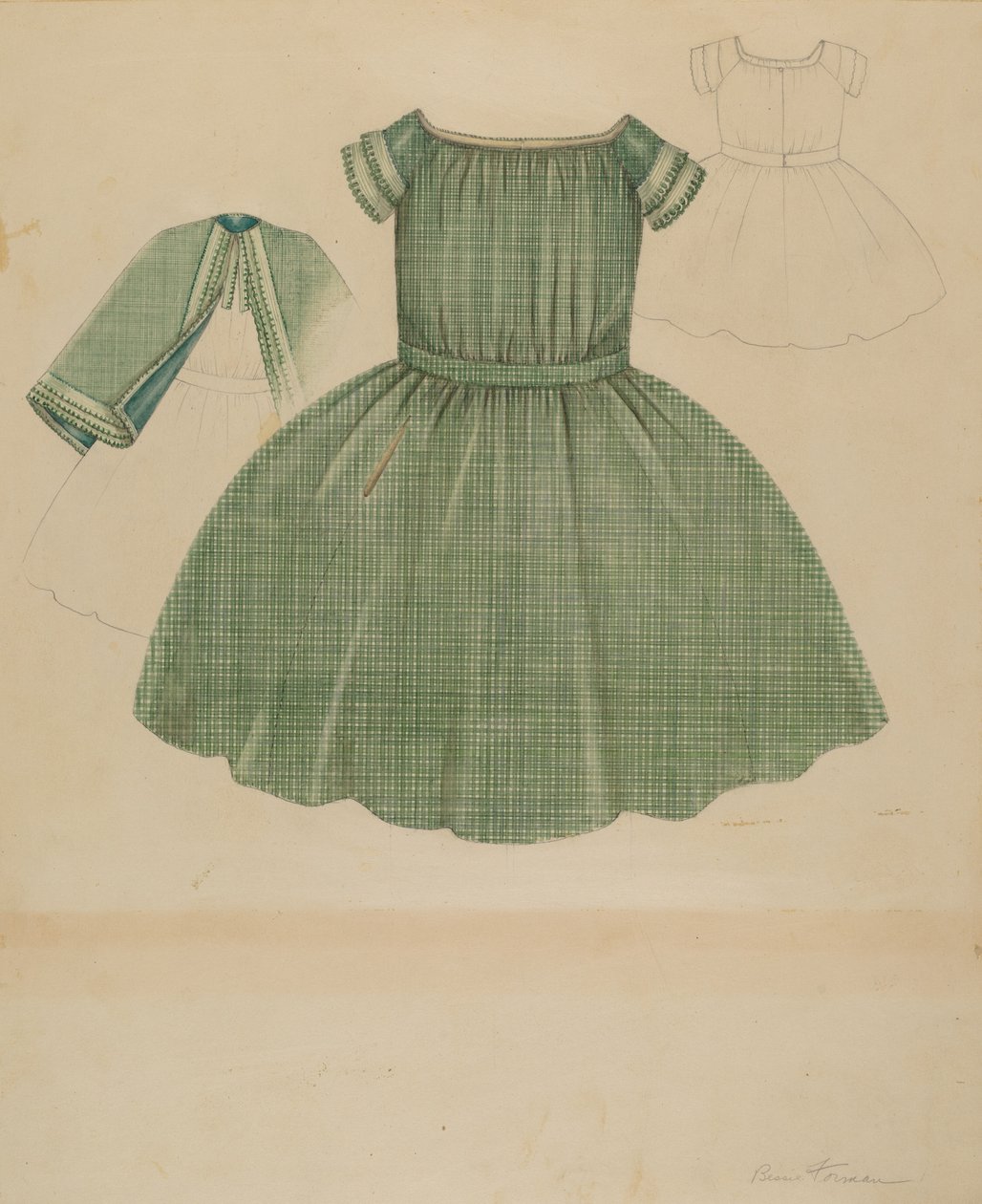 Vestido infantil de Bessie Forman