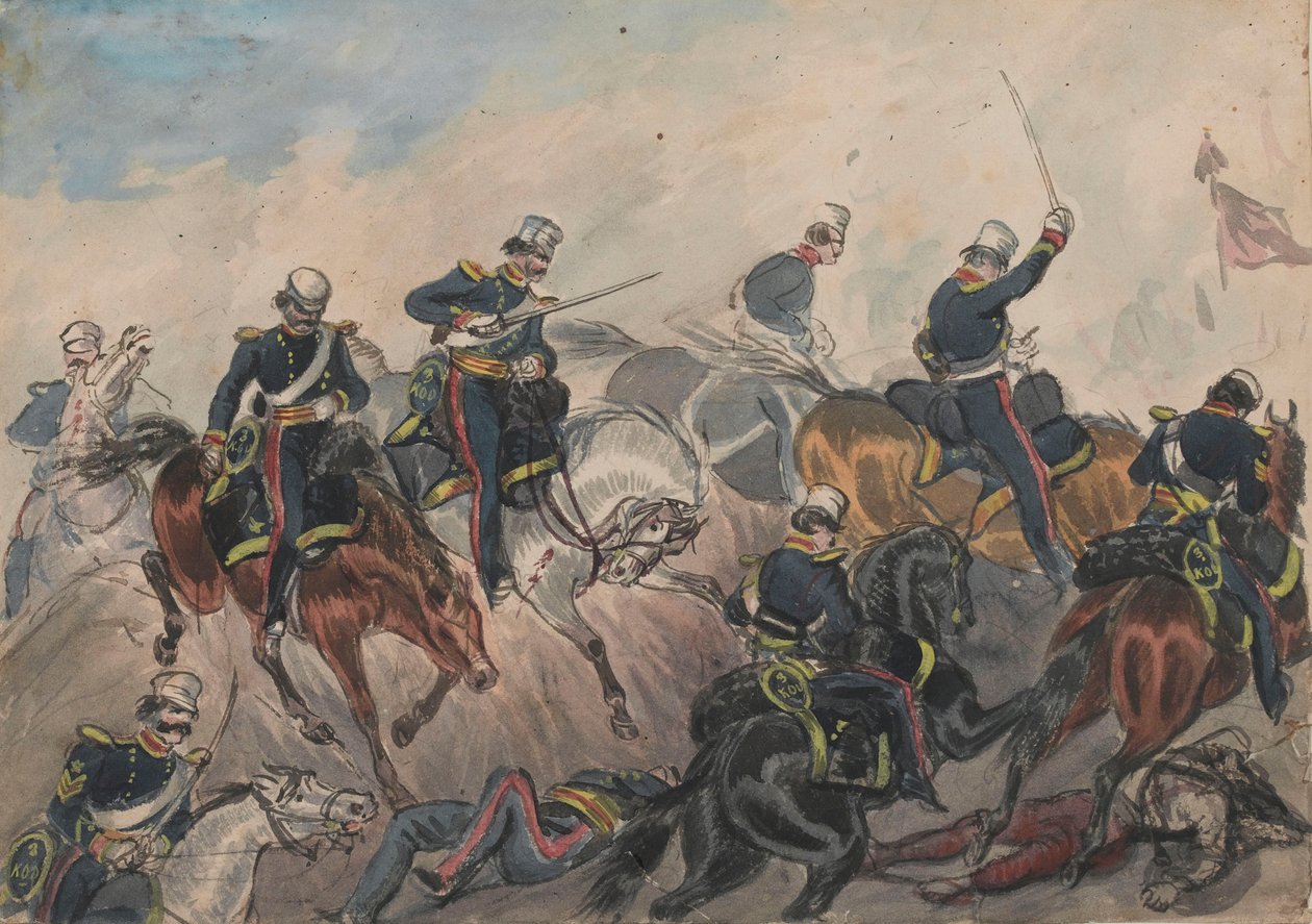 3º Dragões Leves em Ferozeshah de Bethune Donald Grant