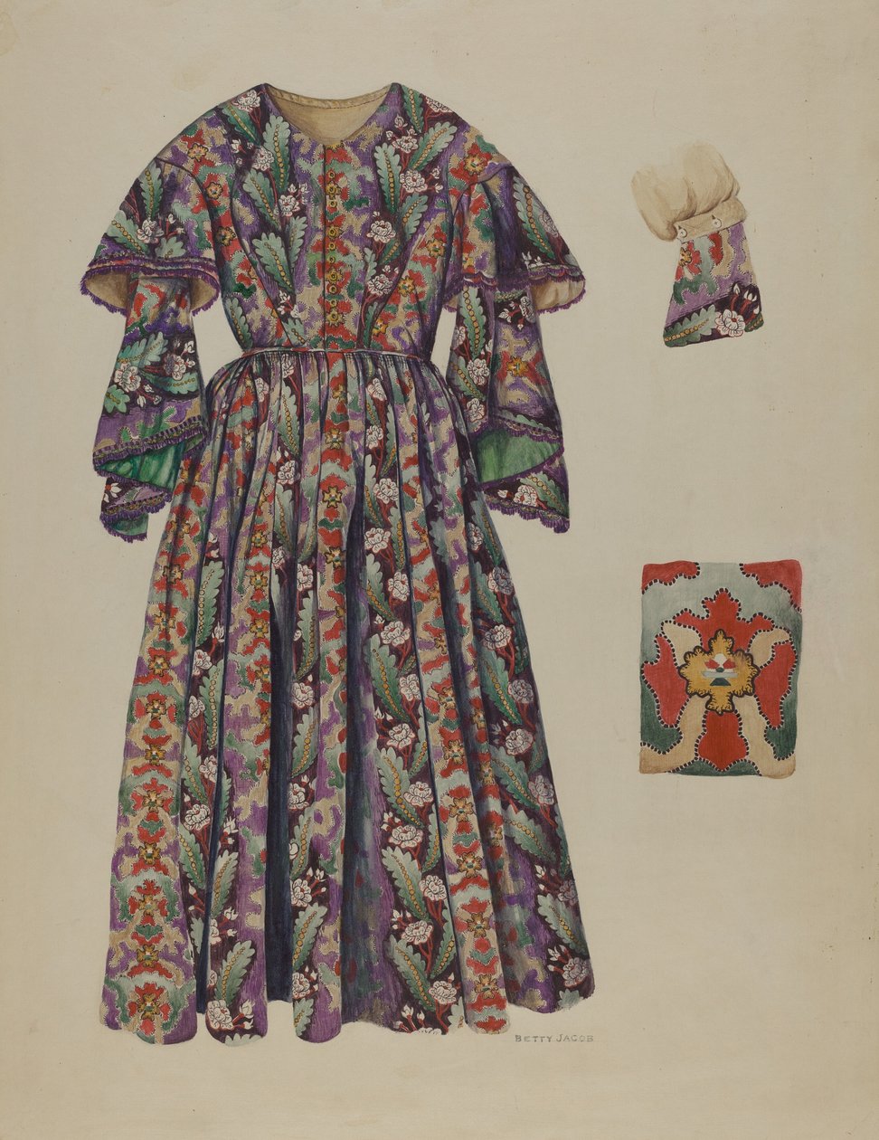 Pa. Vestido Alemão de Betty Jacob
