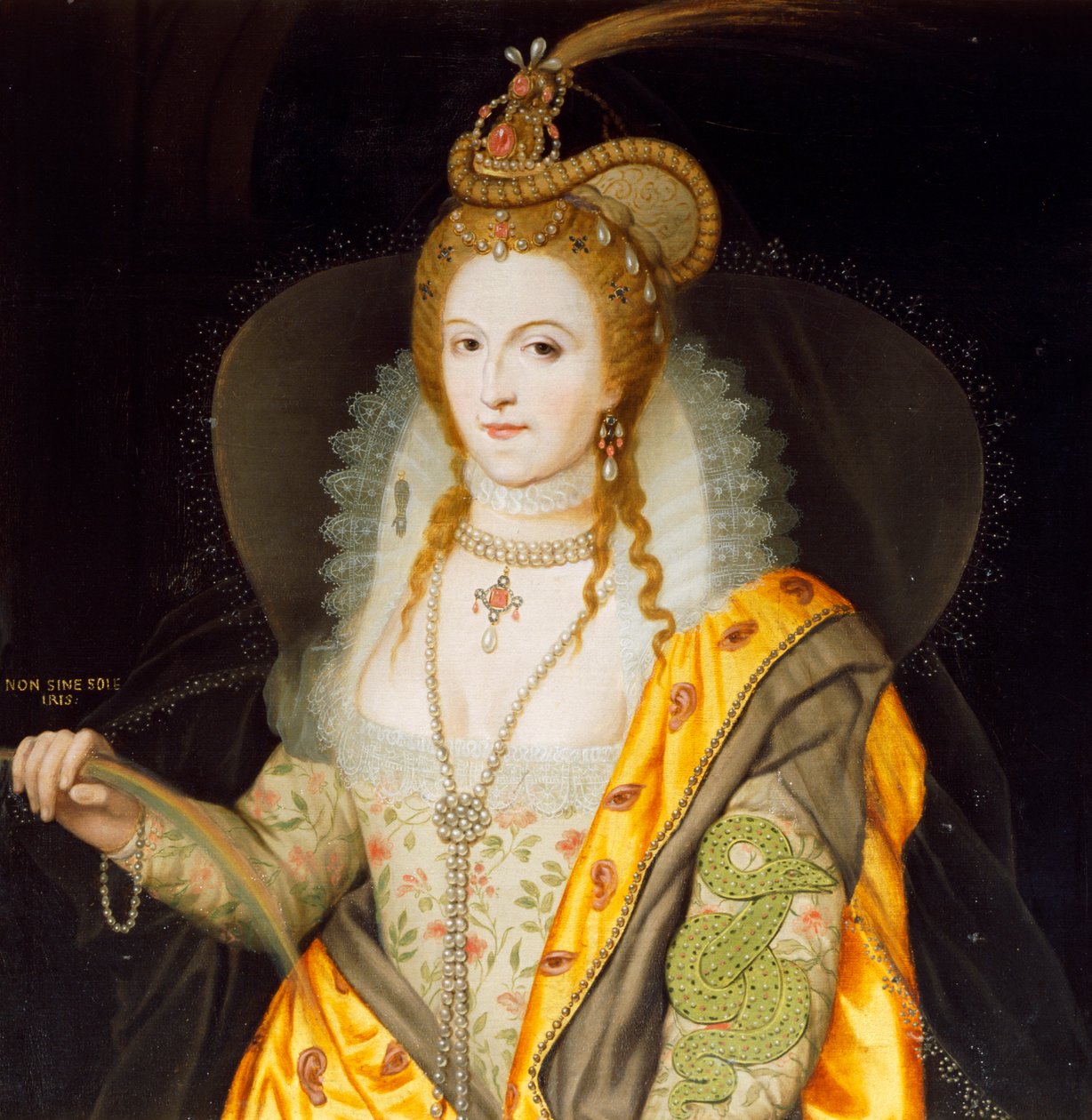 Elizabeth I (óleo sobre tela) de Biagio Rebecca