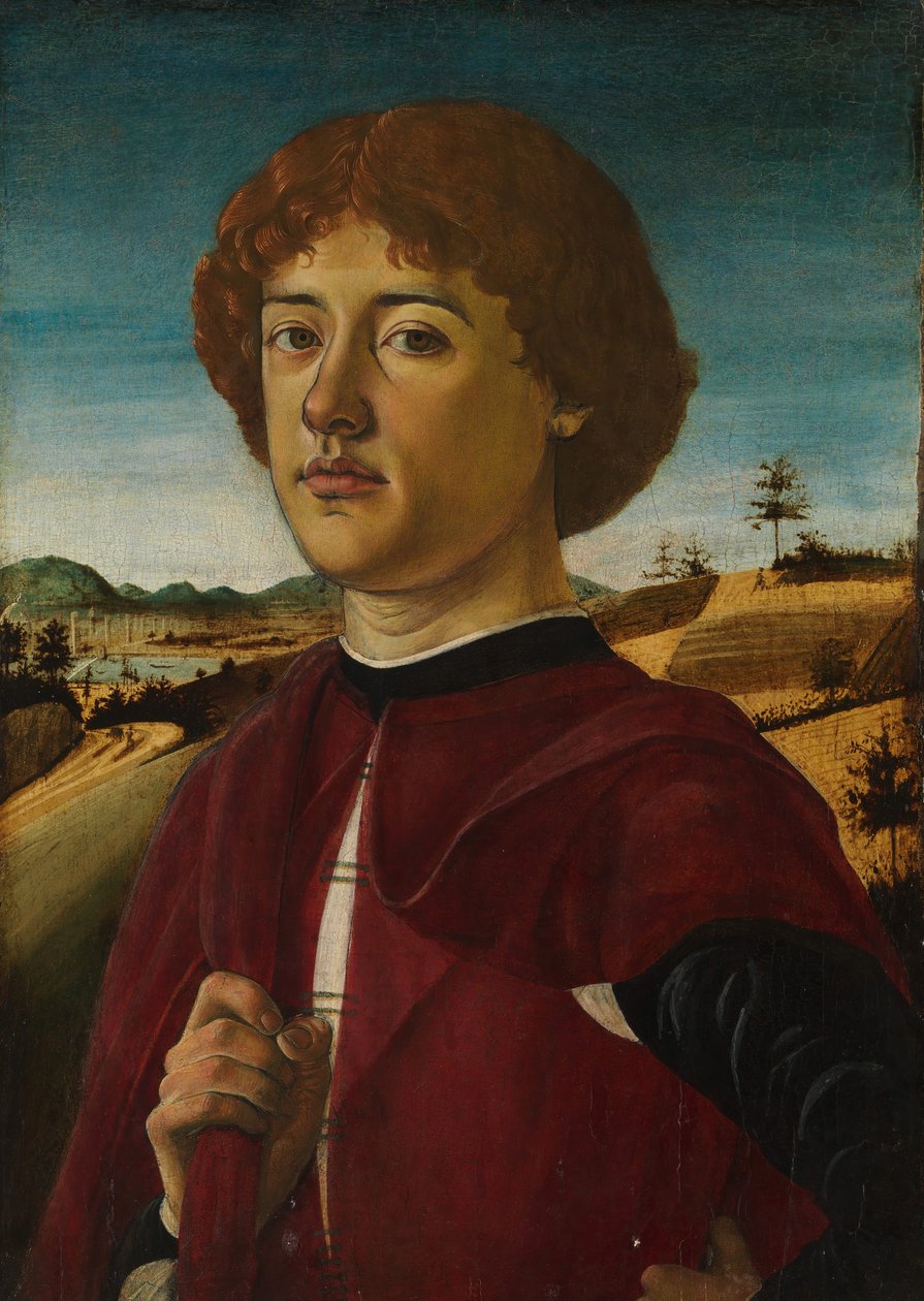 Retrato de um jovem, provavelmente ca. 1470. de Biagio d