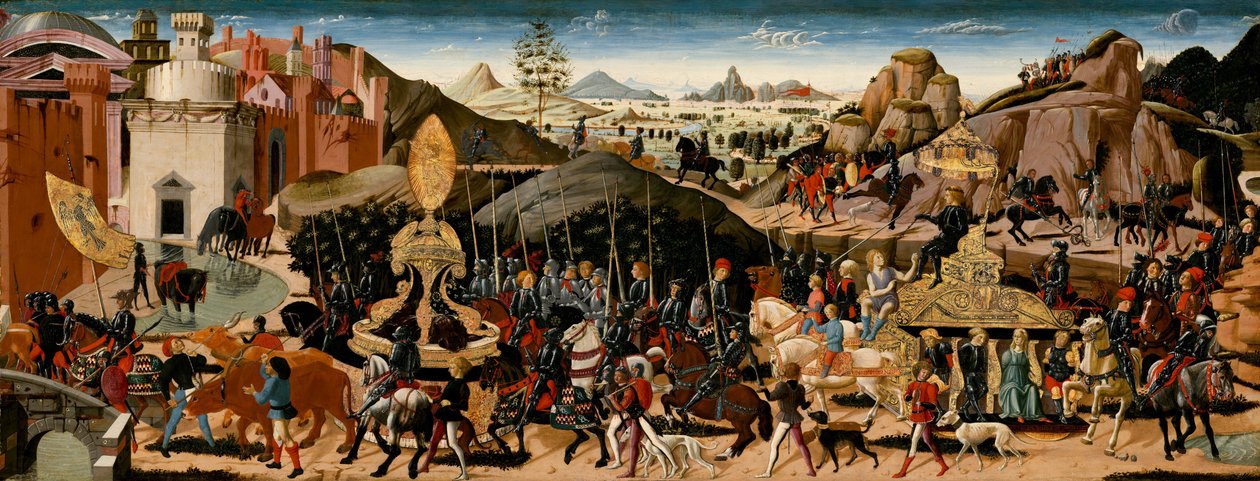 O triunfo de Camilo, c. 14701475 de Biagio d