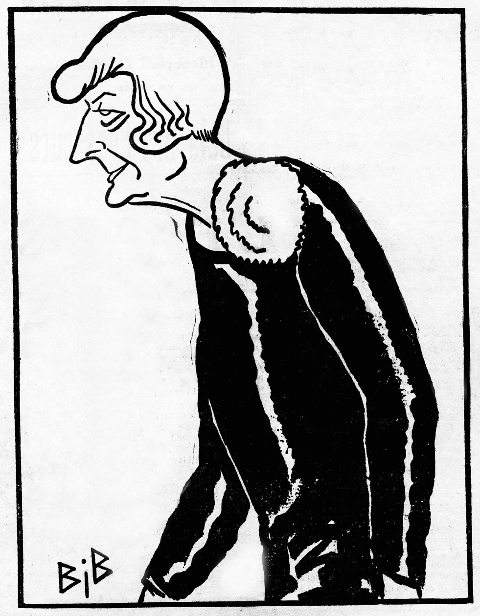 caricatura de Charlotte Lyses de Bib