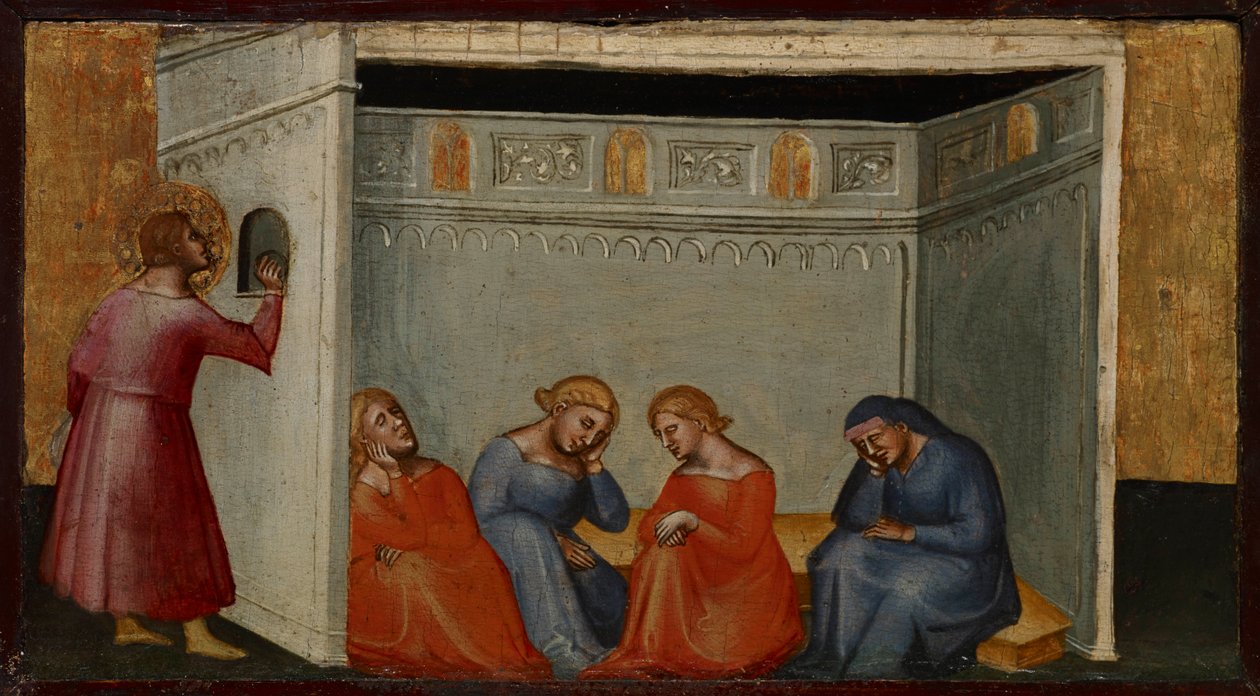 Cena da lenda de são nicolau de Bicci di Lorenzo
