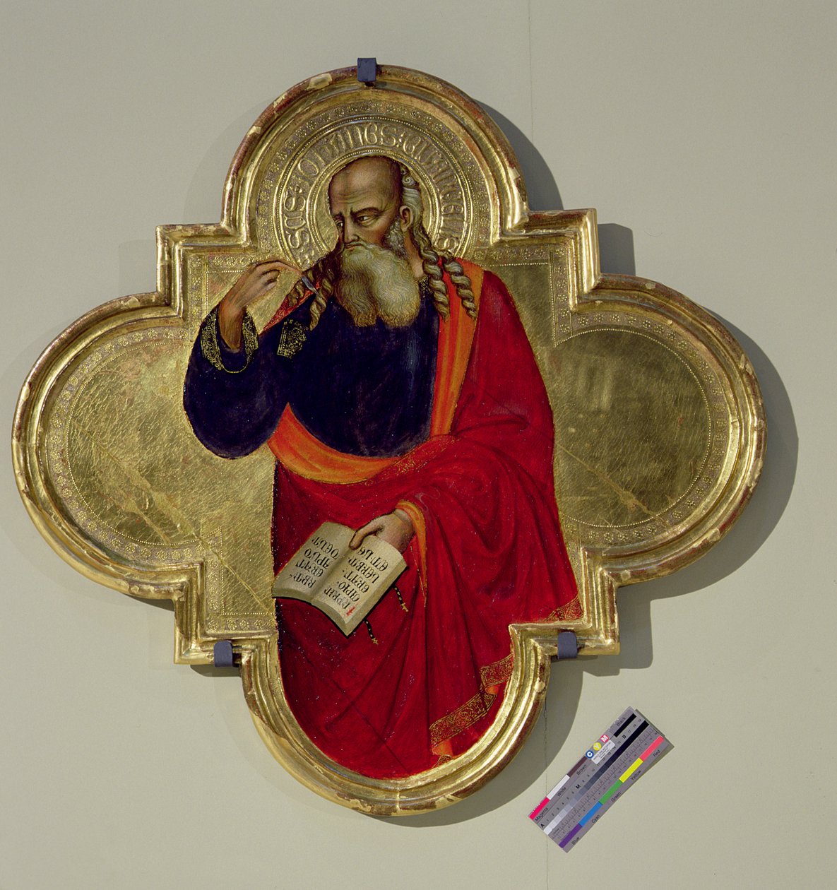 São João (têmpera e folha de ouro no painel) de Bicci di Lorenzo