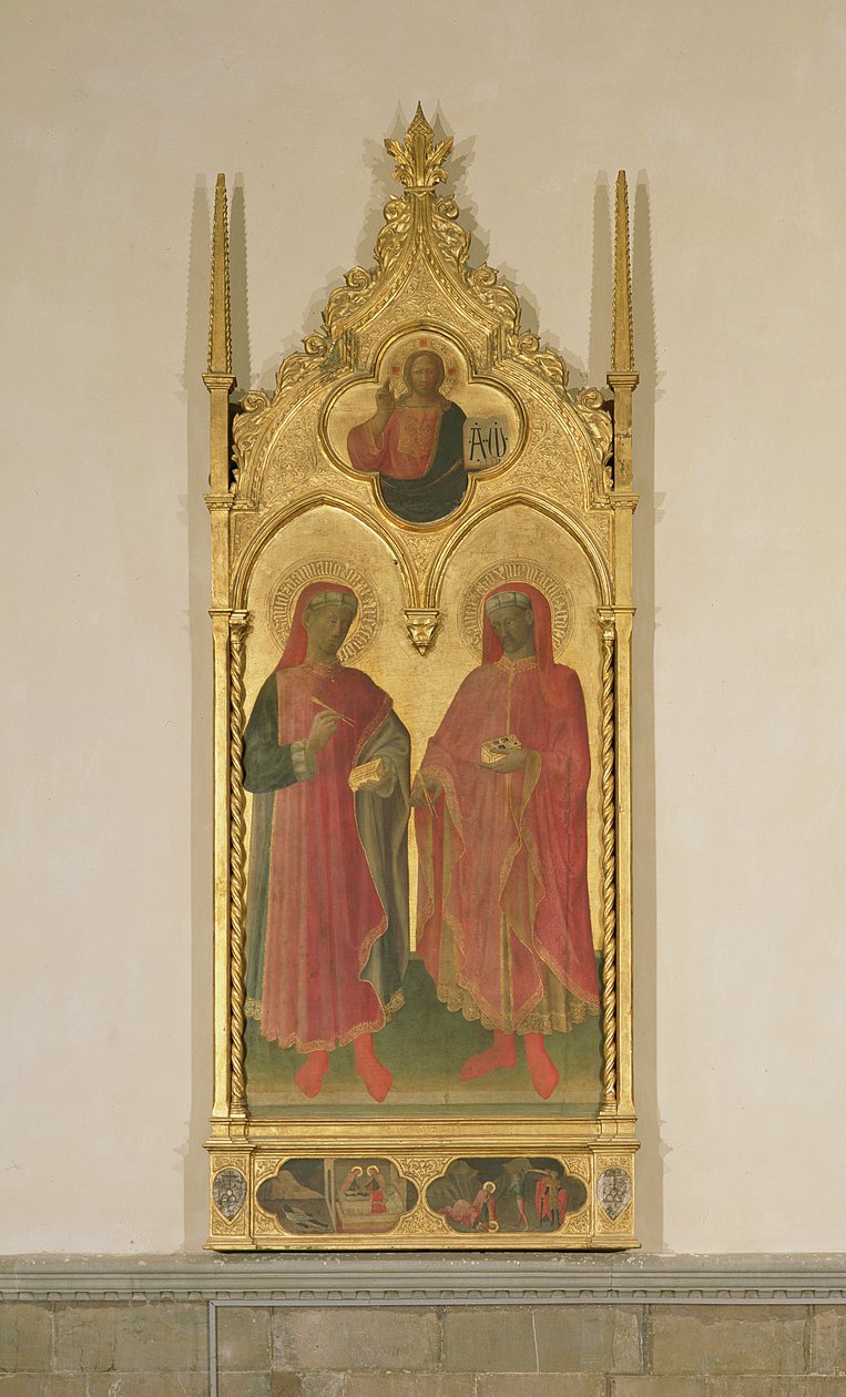 SS. Cosme e Damião, 1429 (têmpera e folha de ouro no painel) de Bicci di Lorenzo