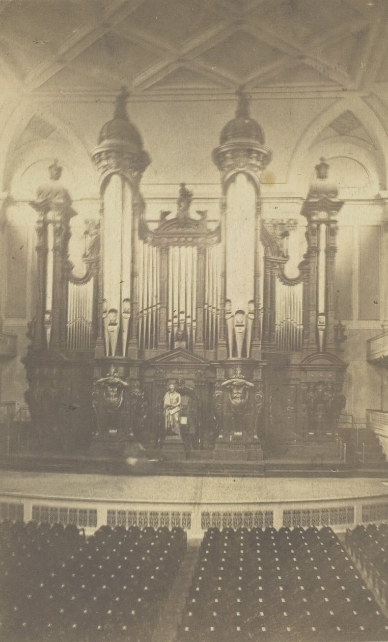 Grande Órgão, no Music Hall, Boston, Mass, ca.1900s. de Bierstadt Brothers
