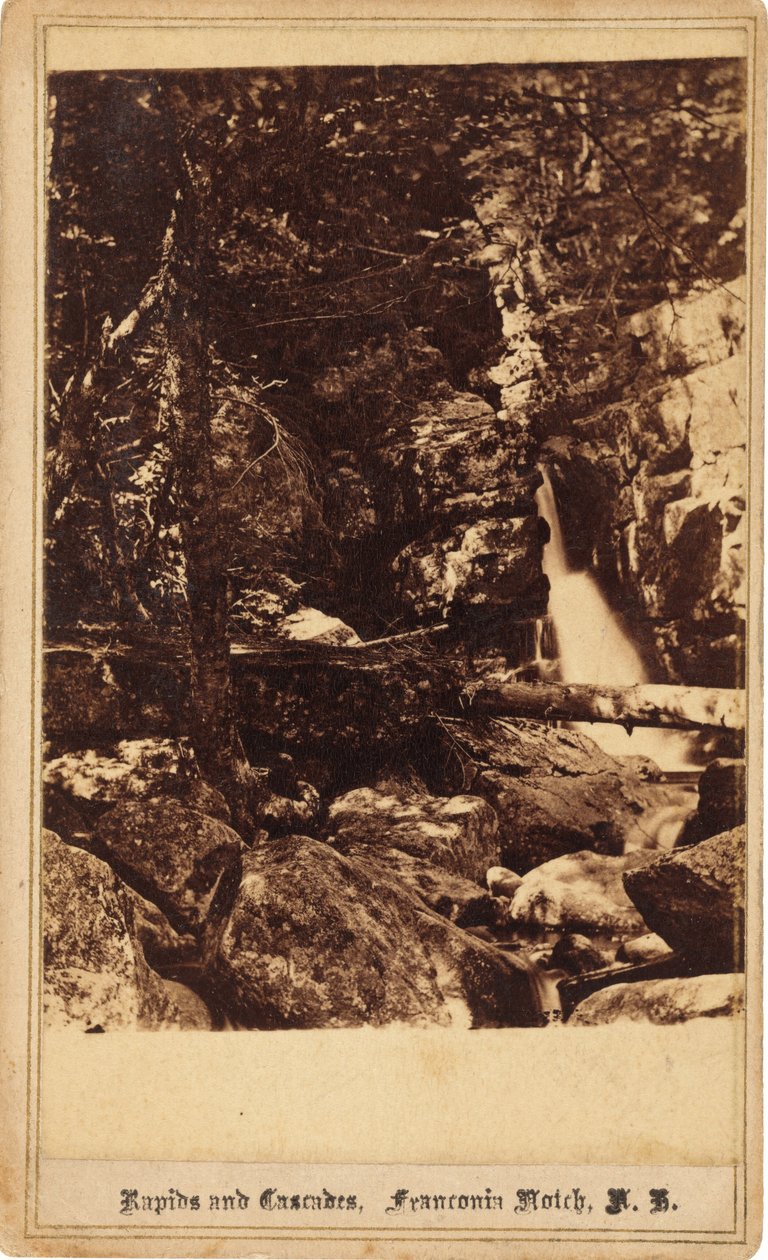 Rapids and Cascades, Franconia Notch, New Hampshire de Bierstadt Brothers