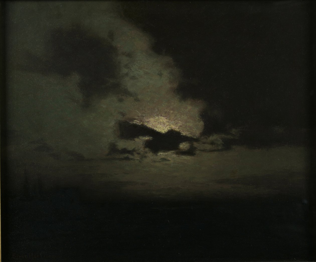 A lua escondida, c.1907 de Lowell Birge Harrison