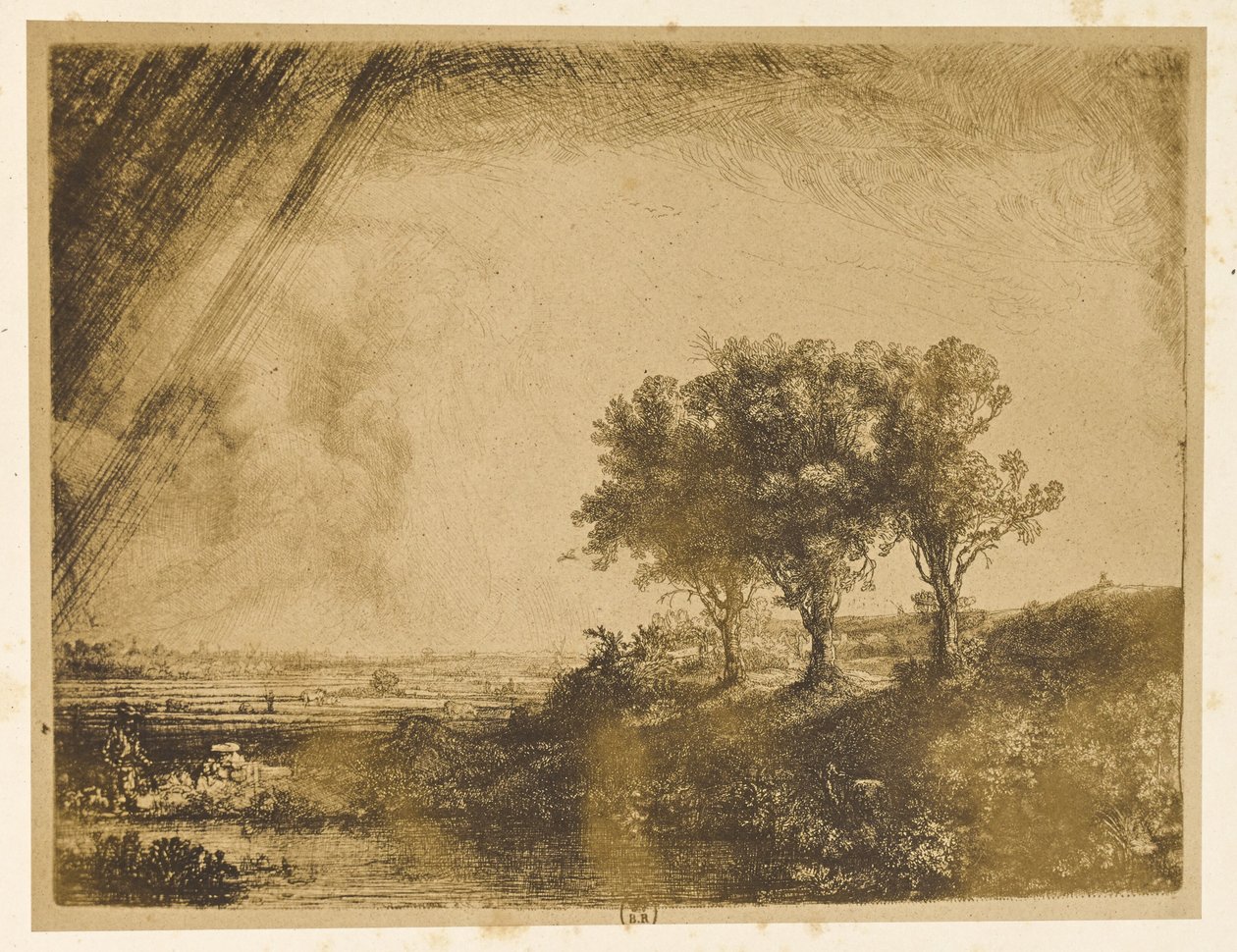 A Paisagem das Três Árvores de Bisson Frères