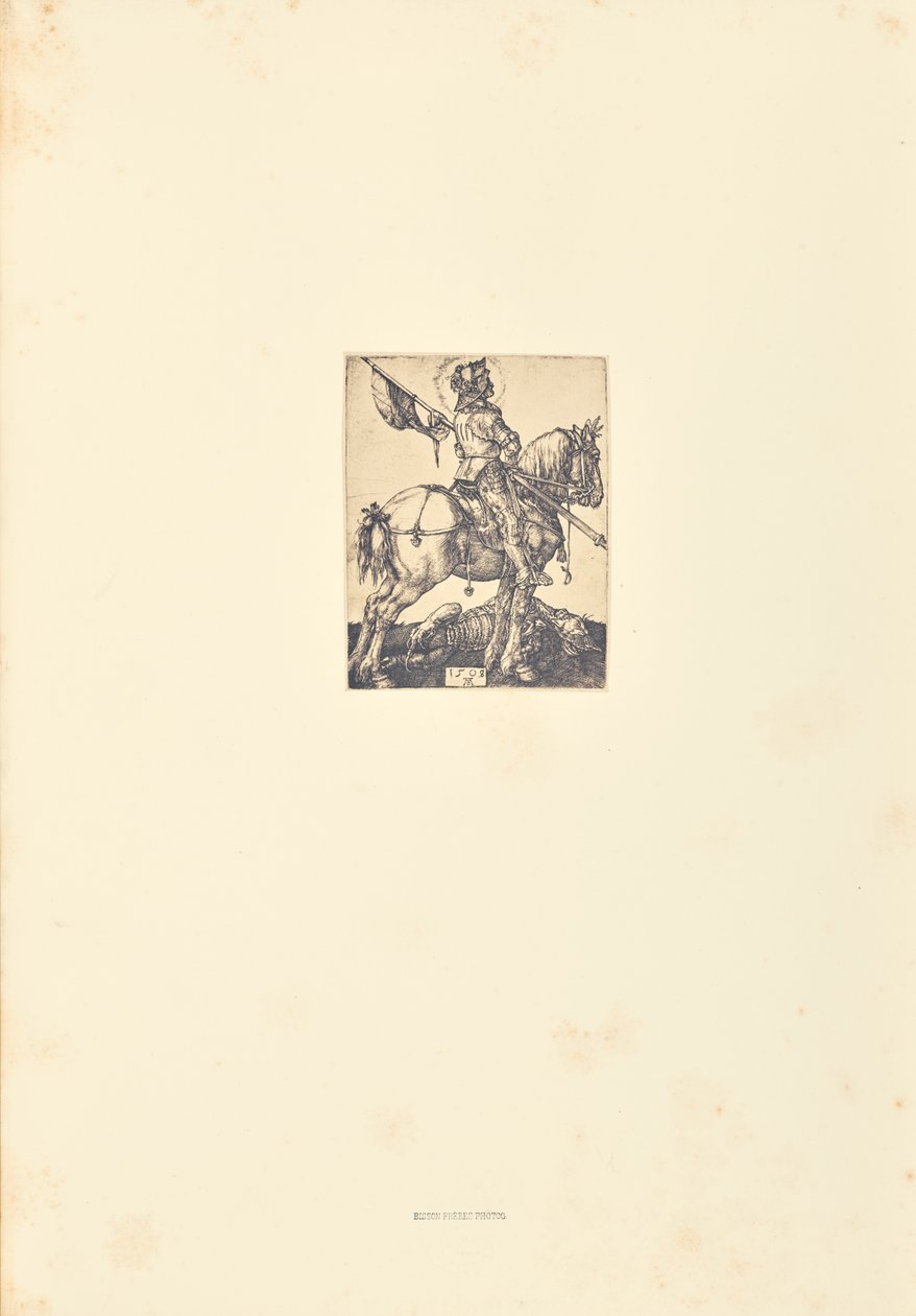 São Jorge a cavalo de Bisson Frères