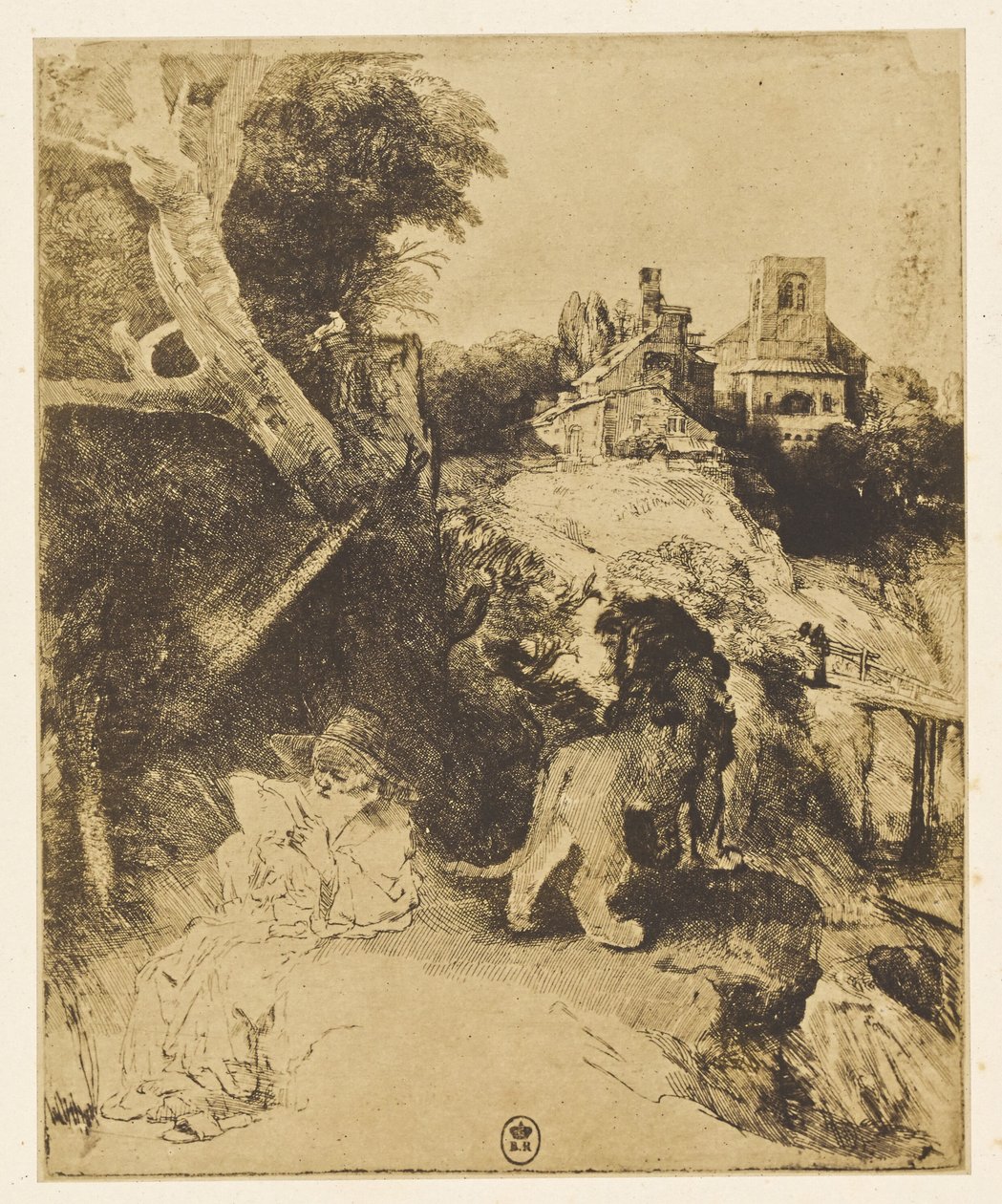 São Jerónimo na Gota de Albert Durer de Bisson Frères