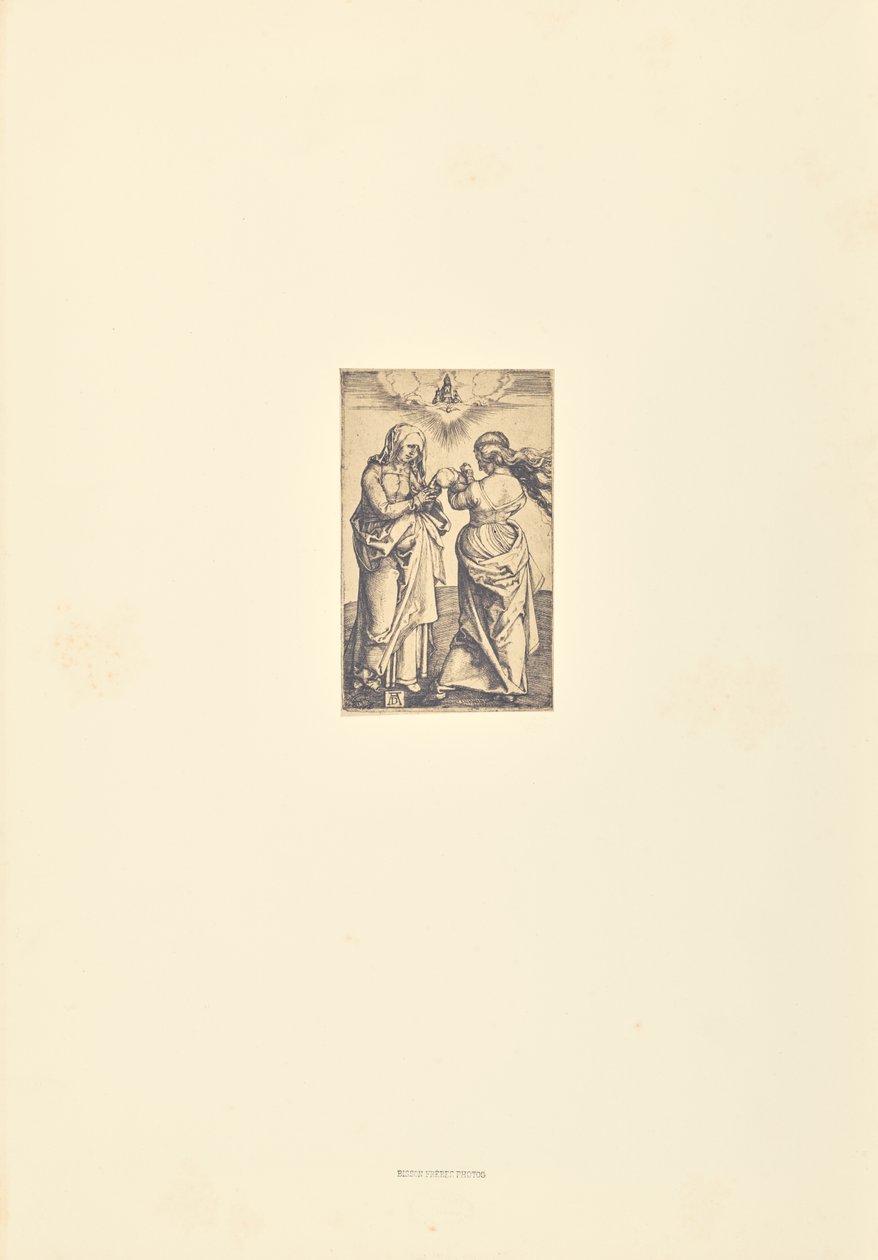 Santa Ana e a Virgem Maria de Bisson Frères