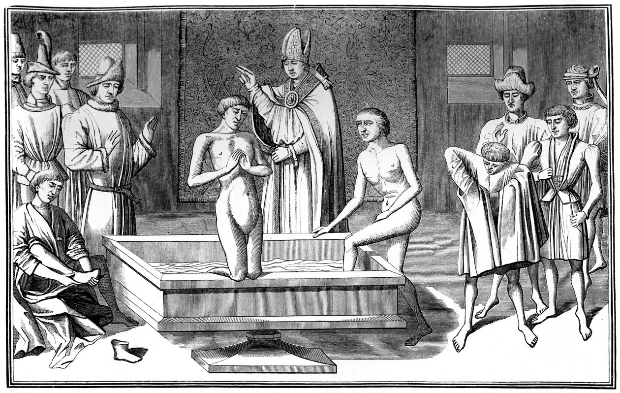Batismo, século XV, 1849. de Bisson and Cottard