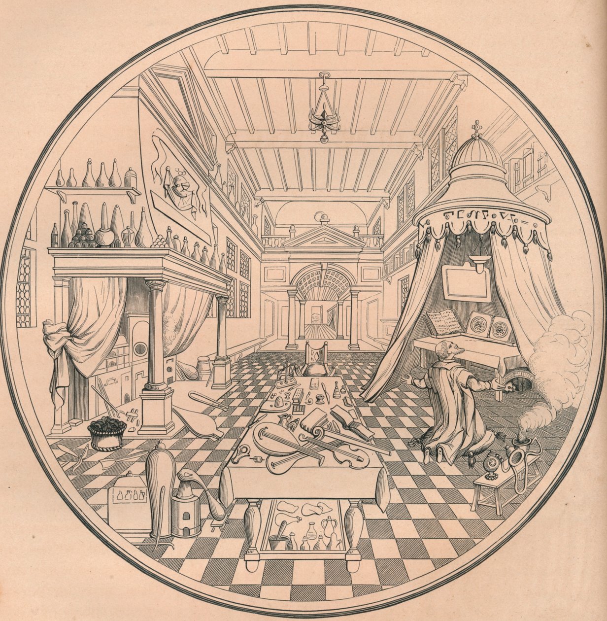 O Alquimista, século XVI, 1849. de Bisson and Cottard